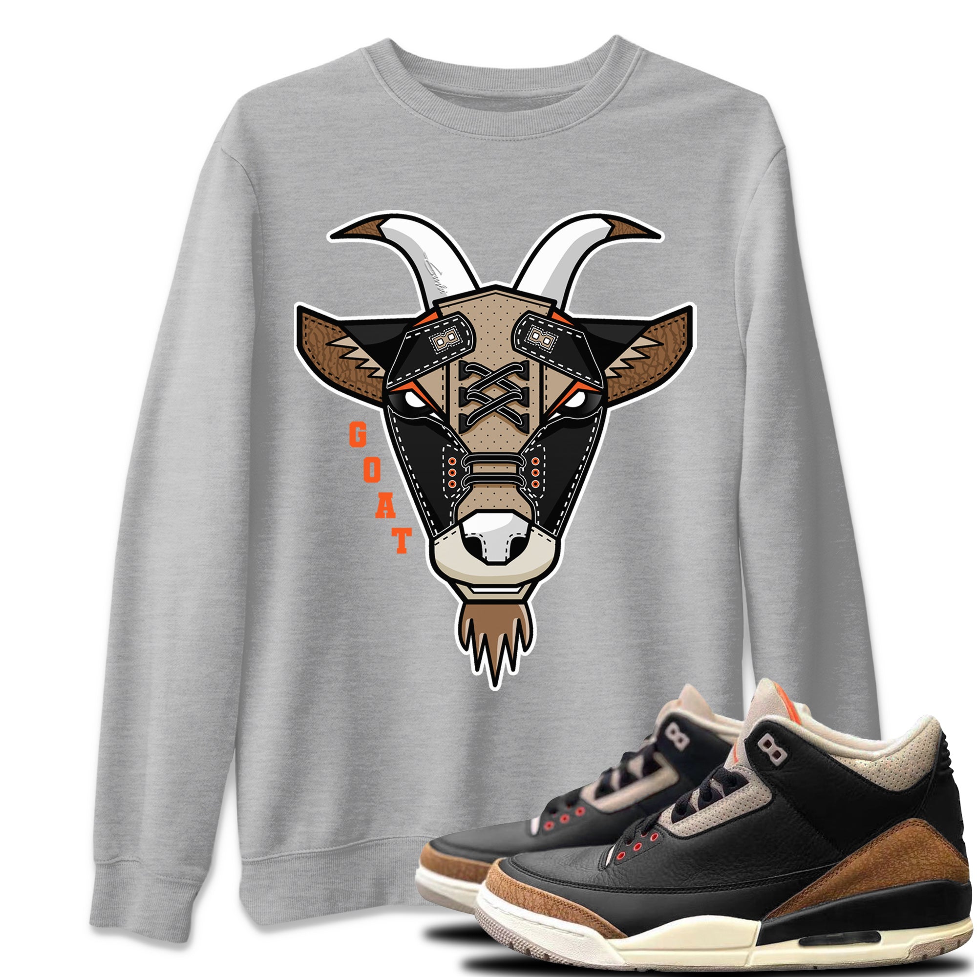 Goat Face Unisex Tops - Air Jordan 3 Desert Elephant