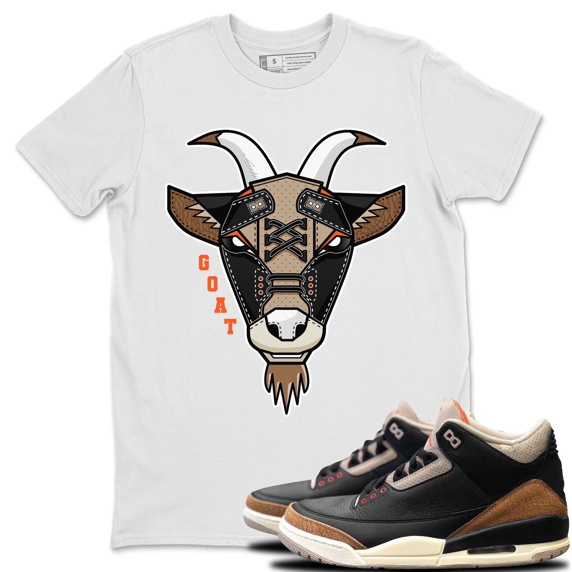 Goat Face Unisex Tops - Air Jordan 3 Desert Elephant