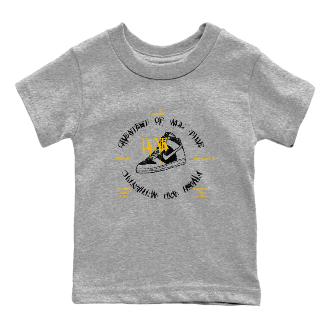 Goat Kick snkmatch Tees Kids - Dunk High Pollen