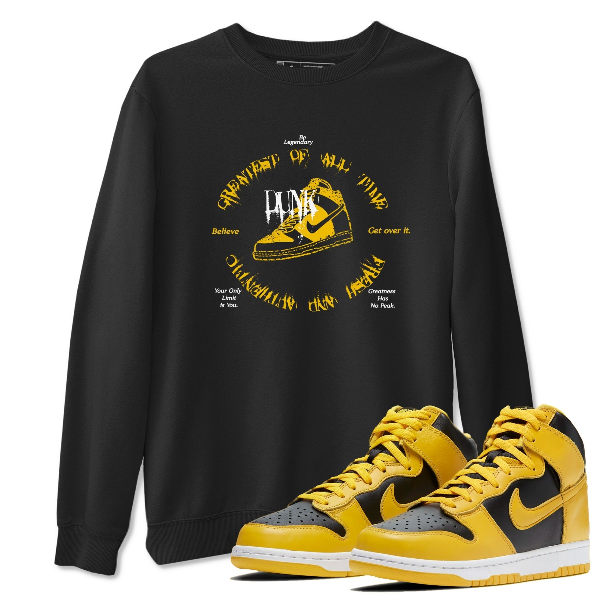 Goat Kick snkmatch Tees - Dunk High Pollen