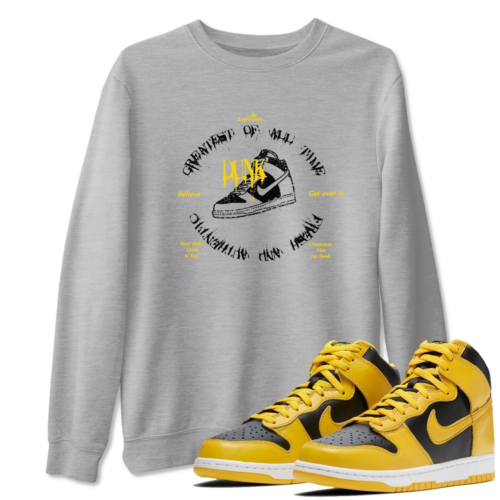 Goat Kick snkmatch Tees - Dunk High Pollen