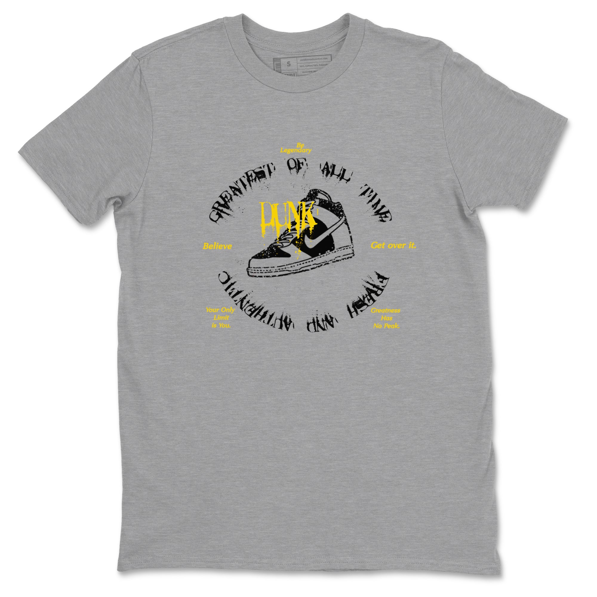 Goat Kick snkmatch Tees - Dunk High Pollen