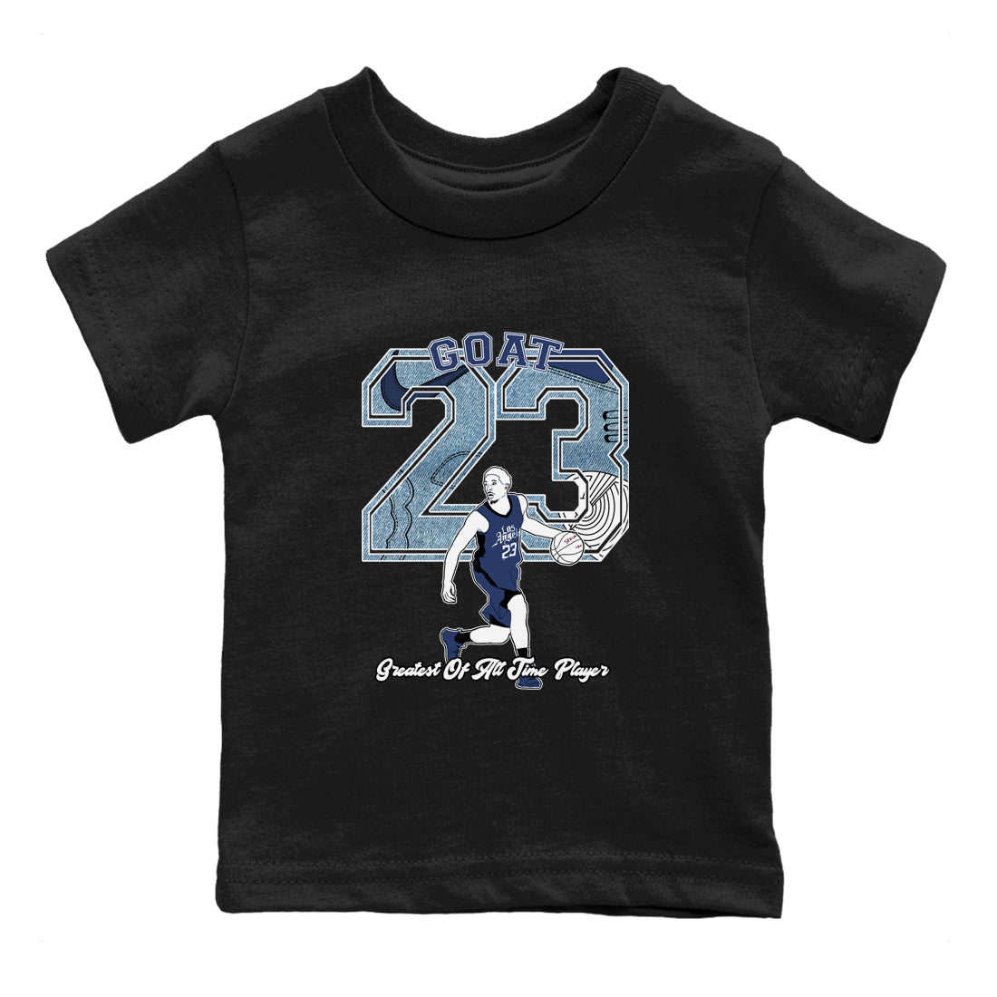 Goat Player snkmatch Tees Kids - Air Jordan 1 Denim 2024
