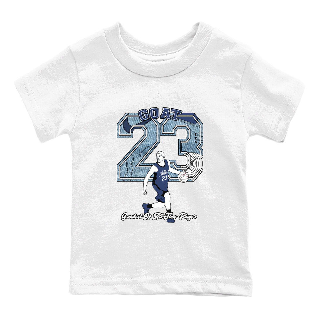 Goat Player snkmatch Tees Kids - Air Jordan 1 Denim 2024