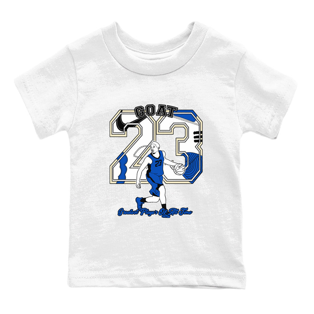 Goat Player snkmatch Tees Kids - Air Jordan 1 Game Royal