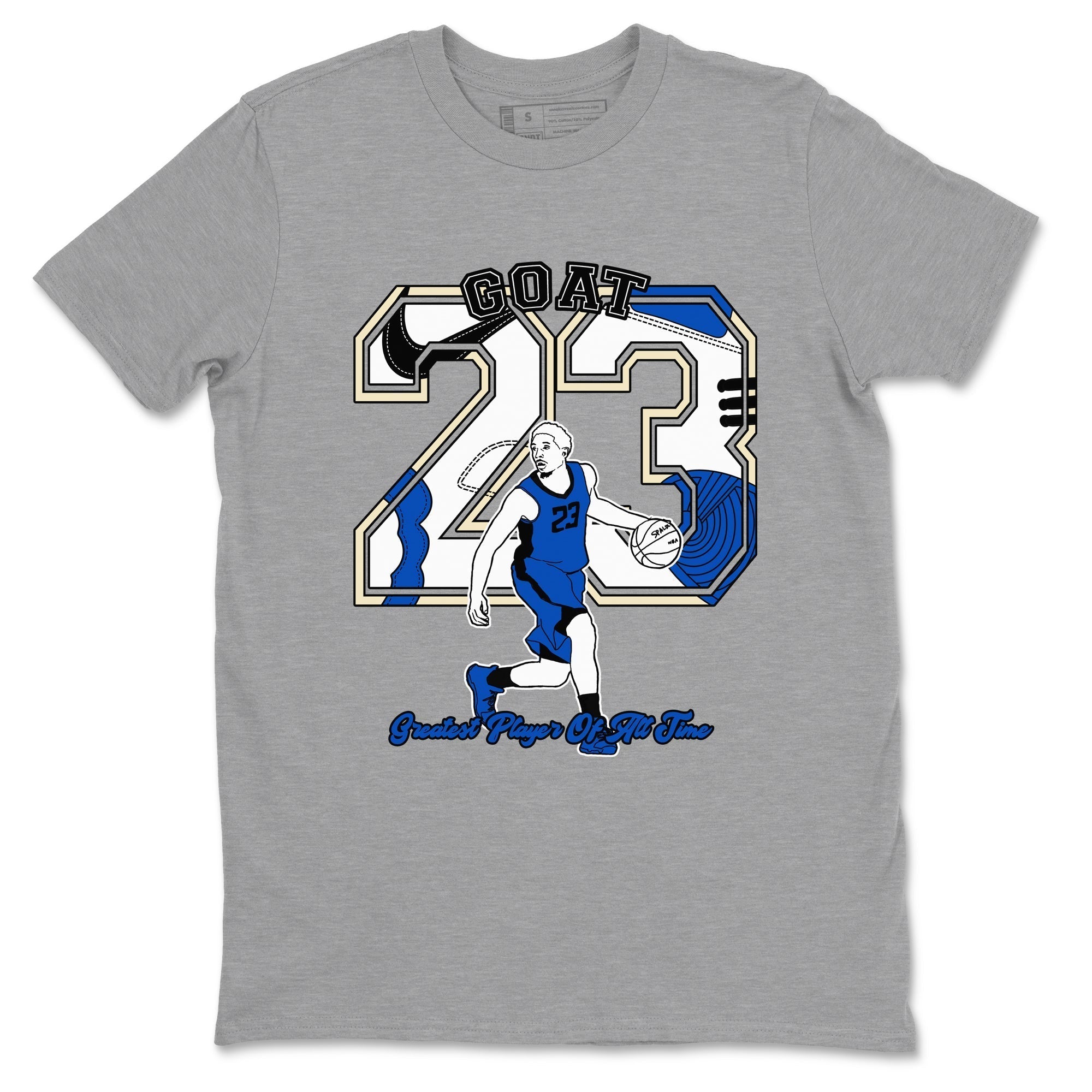 Goat Player snkmatch Tees - Air Jordan 1 Game Royal