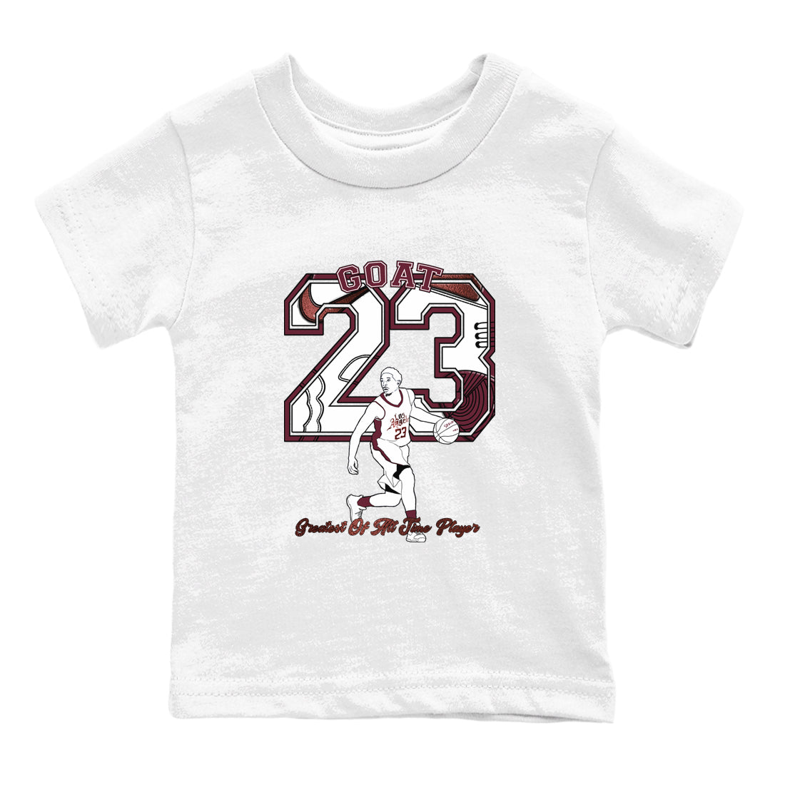 Goat Player snkmatch Tees Kids - Air Jordan 1 Metallic Burgundy
