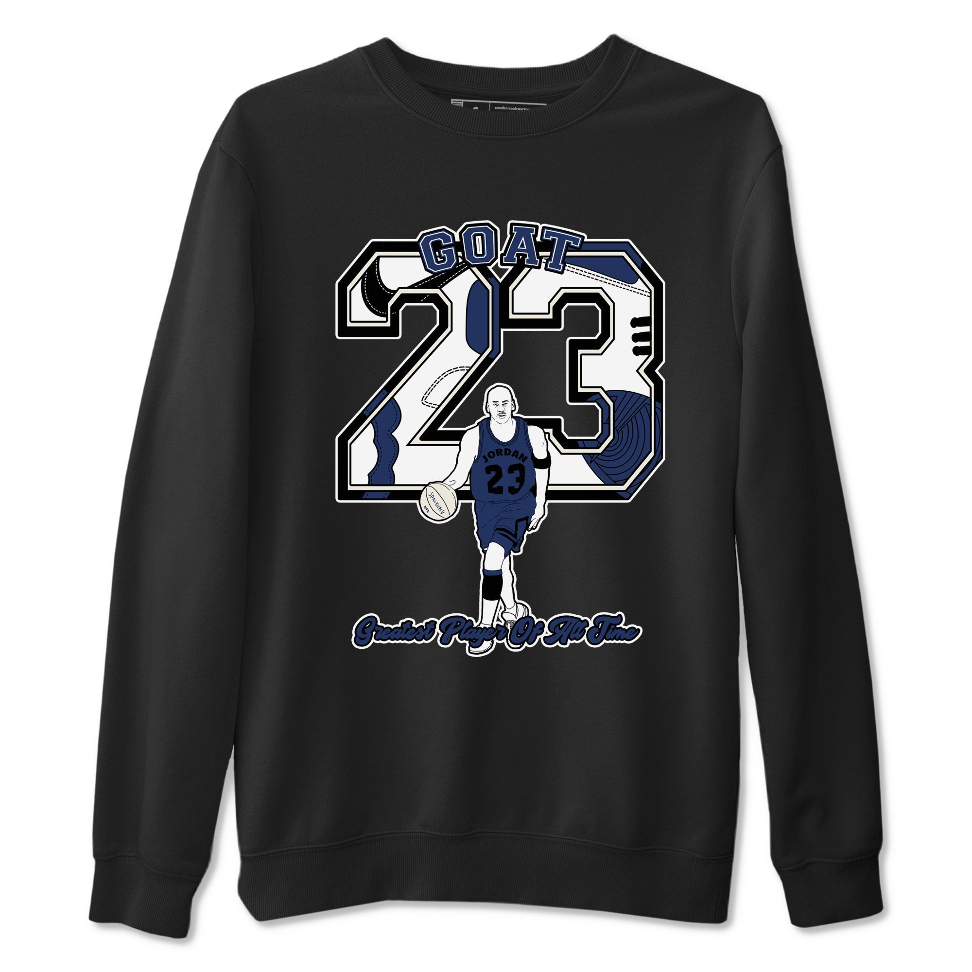Goat Player snkmatch Tees - Air Jordan 1 Midnight Navy