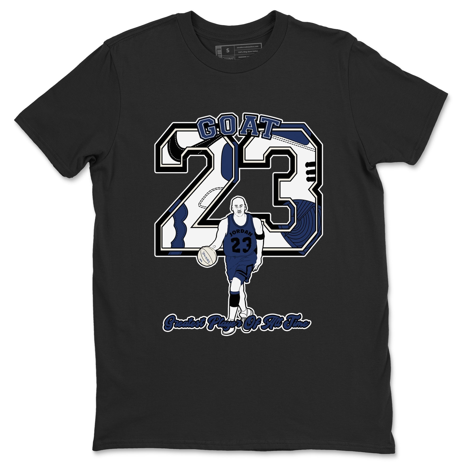 Goat Player snkmatch Tees - Air Jordan 1 Midnight Navy
