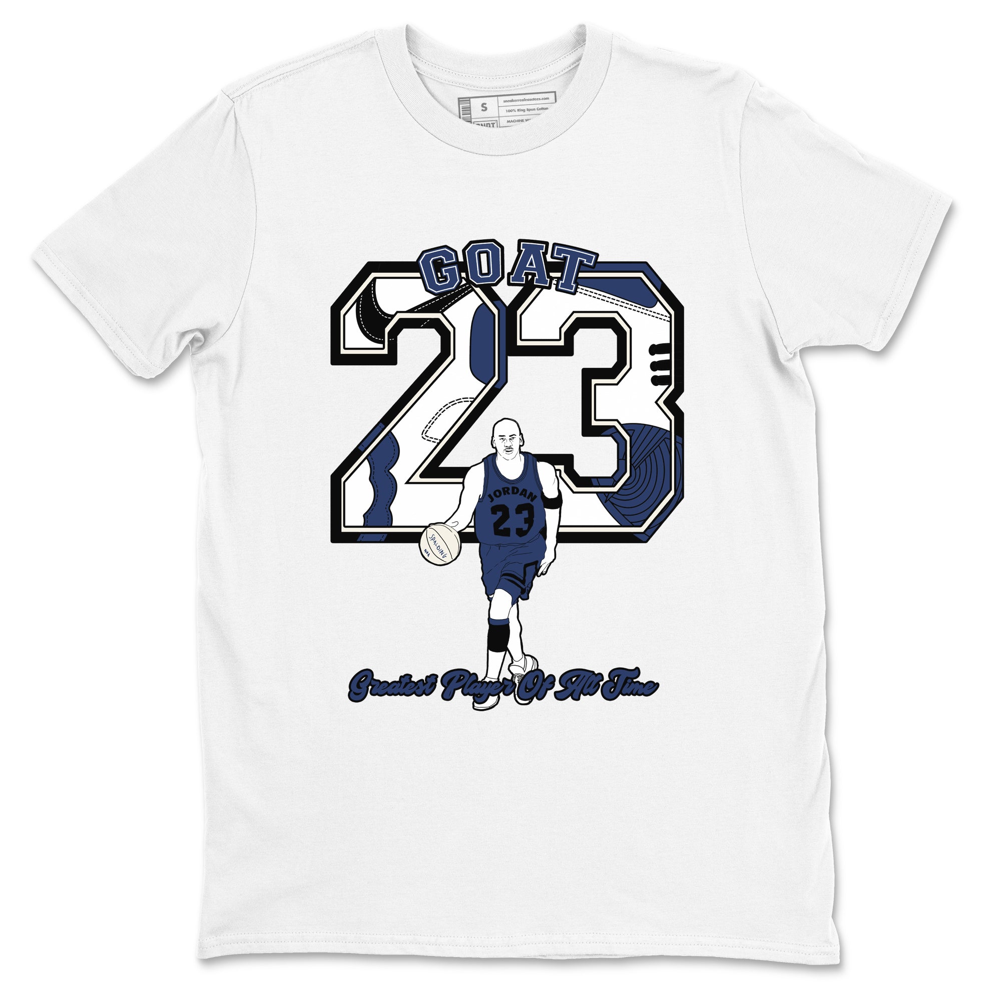 Goat Player snkmatch Tees - Air Jordan 1 Midnight Navy