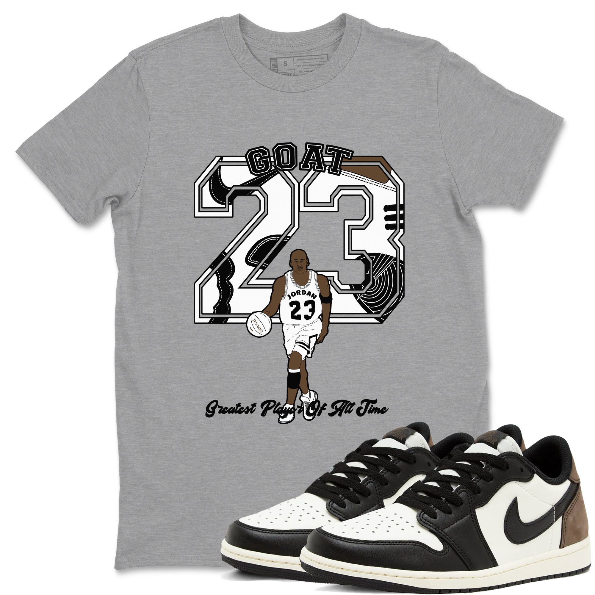 Goat Player snkmatch Tees - Air Jordan 1 Mocha