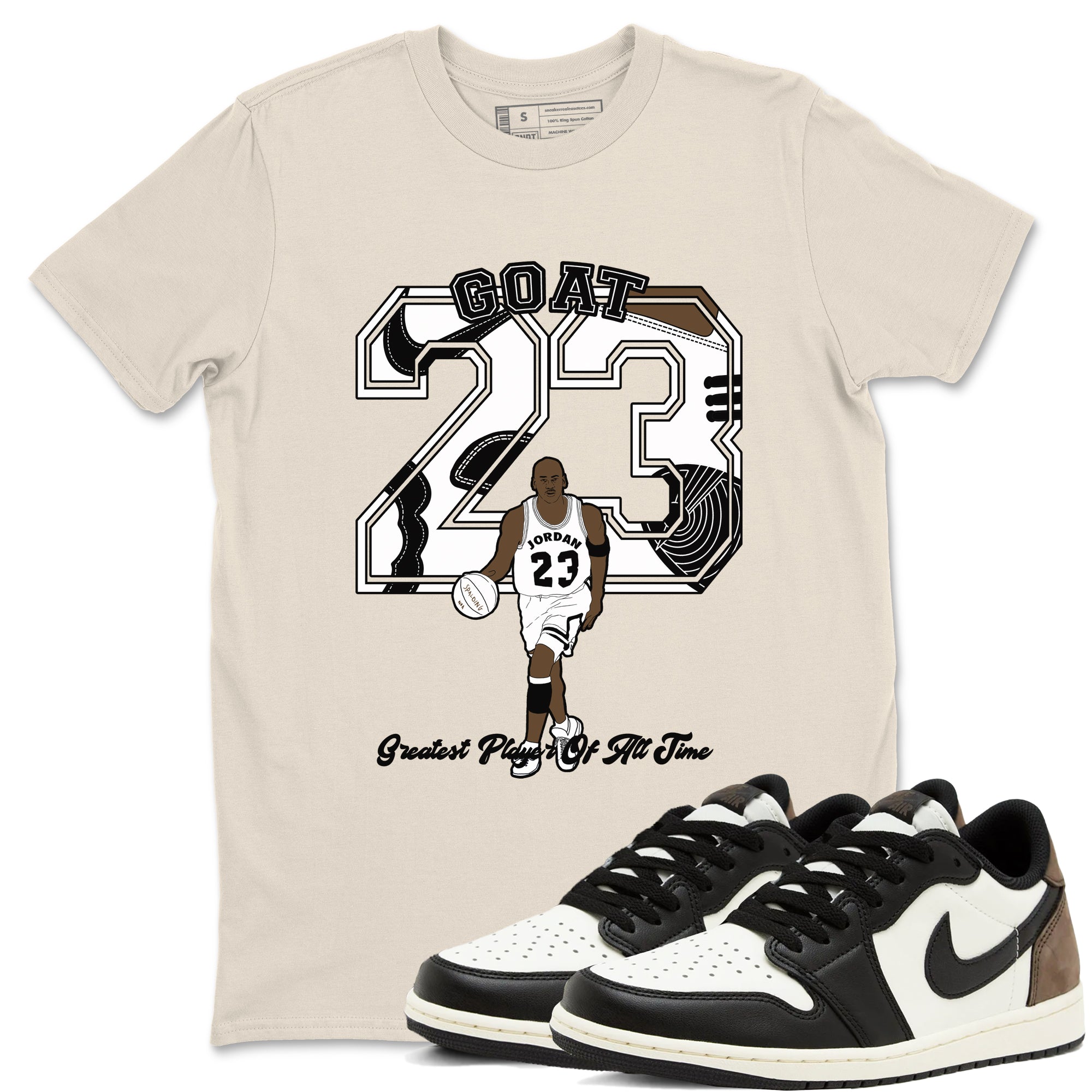 Goat Player snkmatch Tees - Air Jordan 1 Mocha