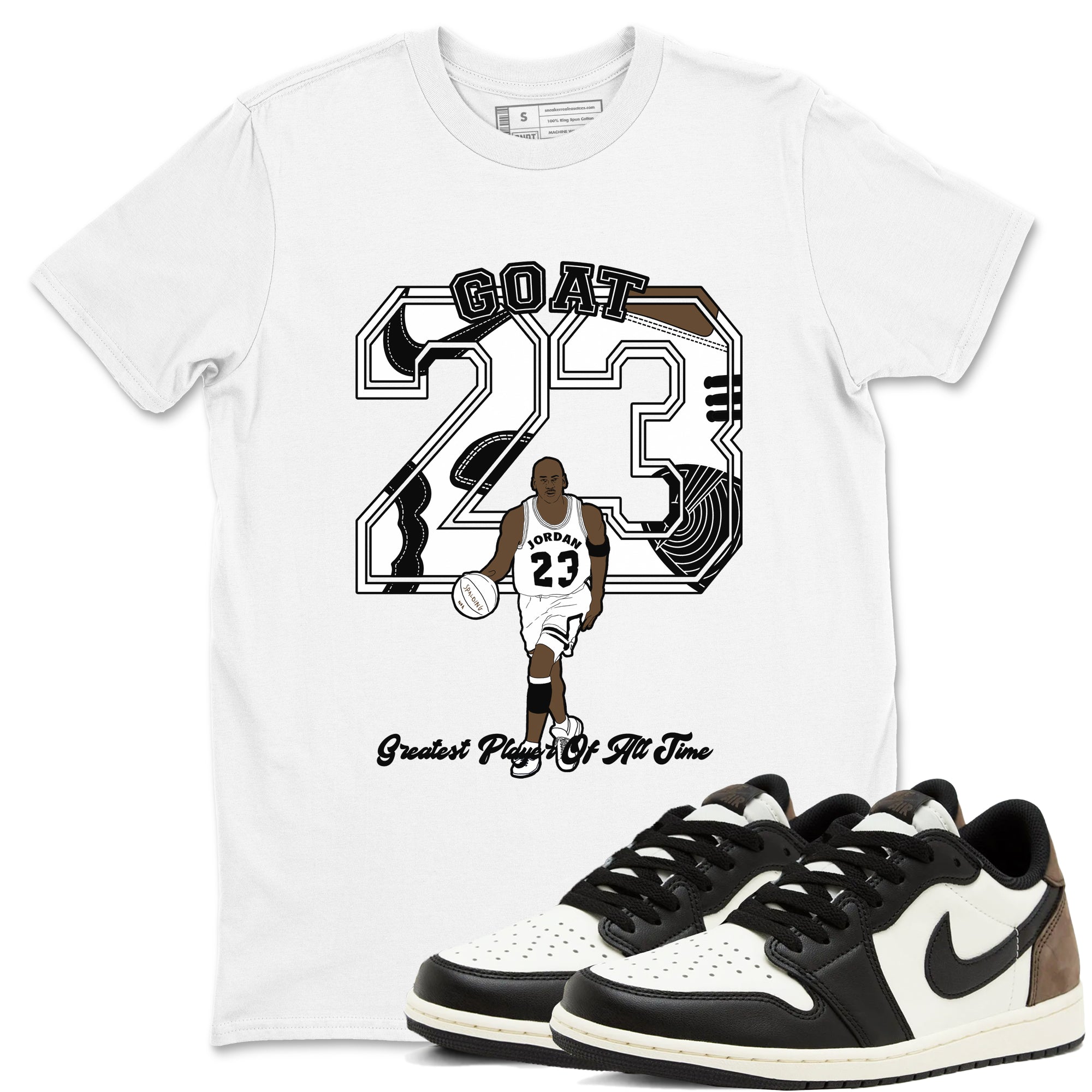 Goat Player snkmatch Tees - Air Jordan 1 Mocha