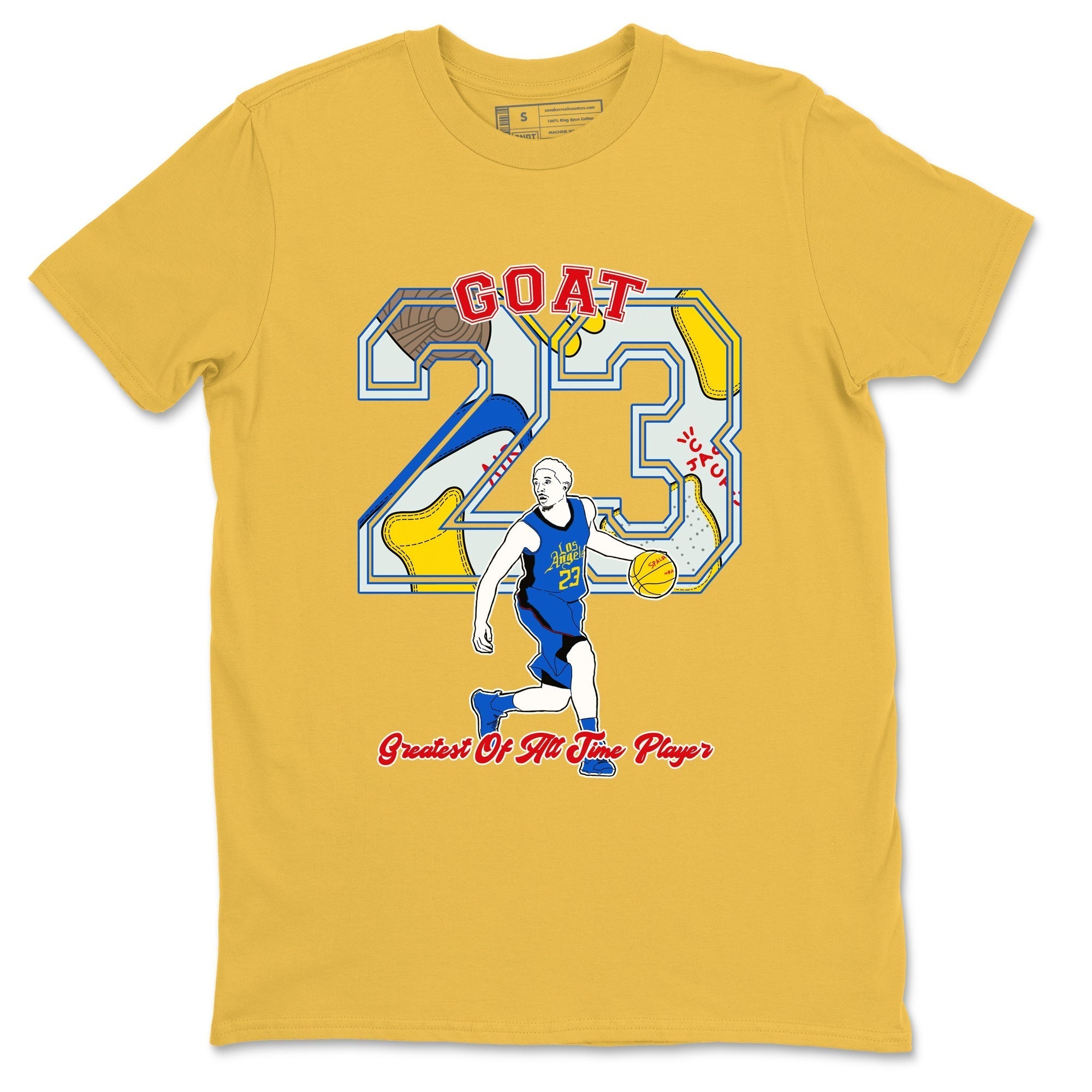 Goat Player snkmatch Tees - Air Jordan 1 Travis Scott Canary