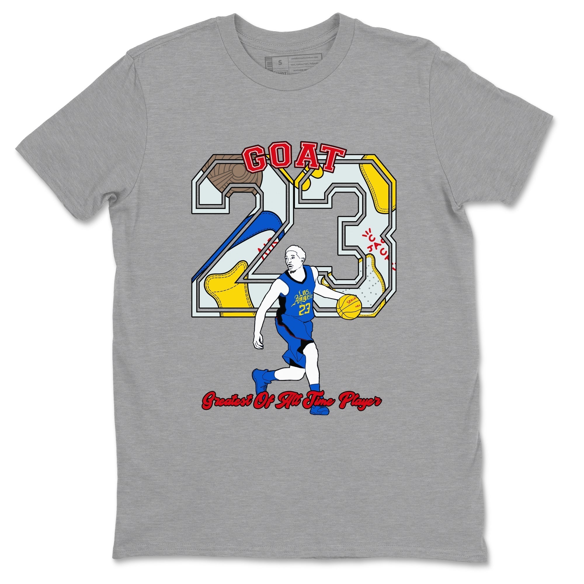 Goat Player snkmatch Tees - Air Jordan 1 Travis Scott Canary
