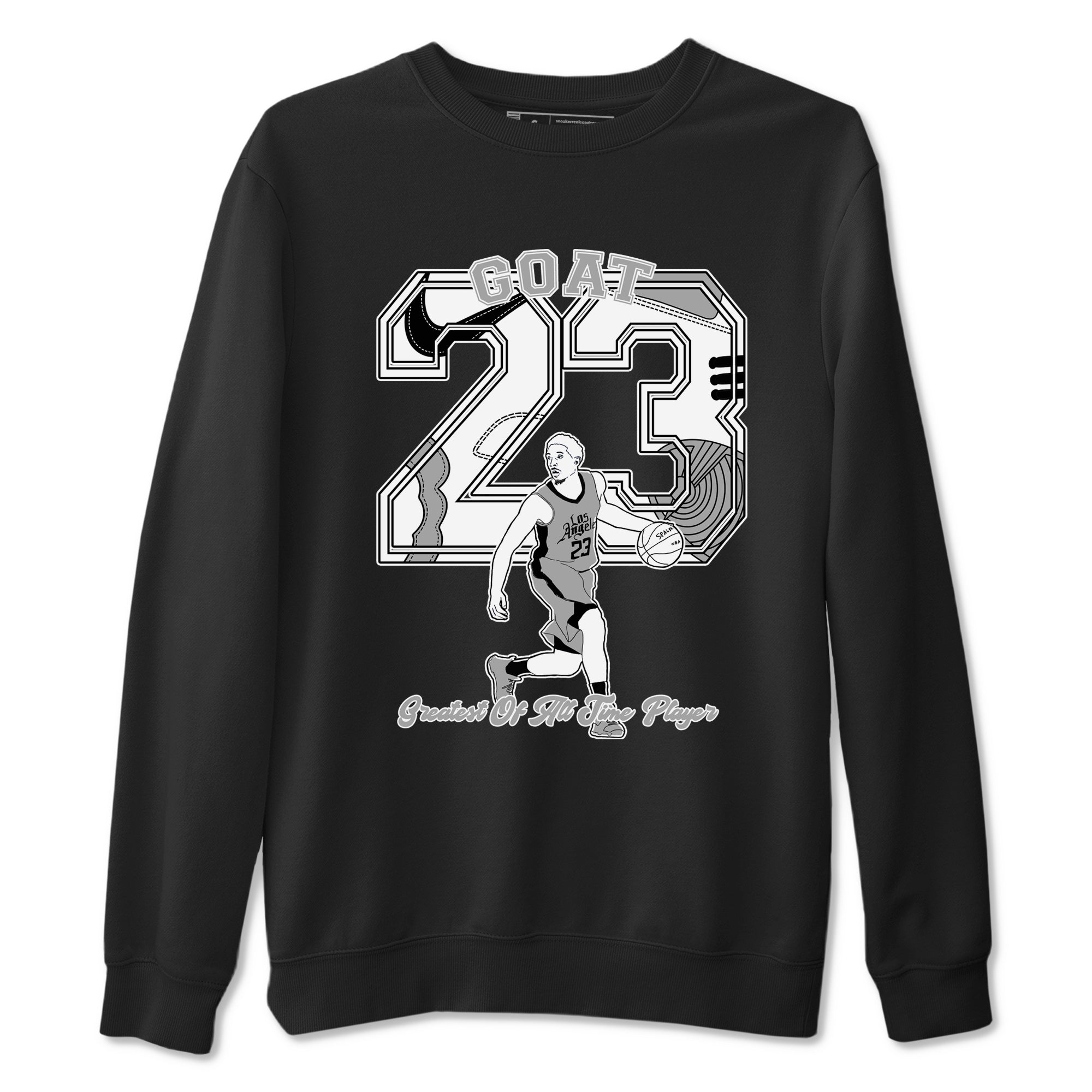 Goat Player snkmatch Tees - Air Jordan 1 Wolf Grey
