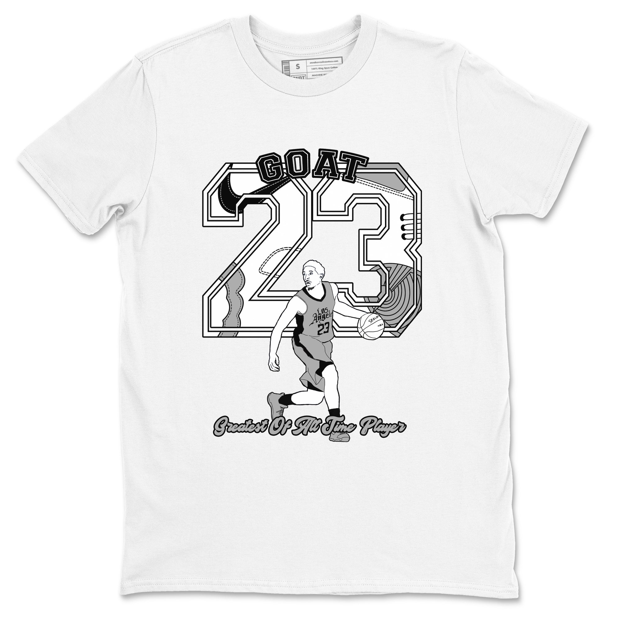 Goat Player snkmatch Tees - Air Jordan 1 Wolf Grey