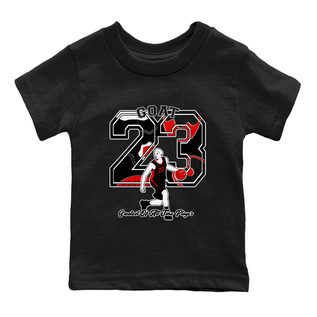 Goat Player snkmatch Tees Kids - Air Jordan 11 Bred Velvet