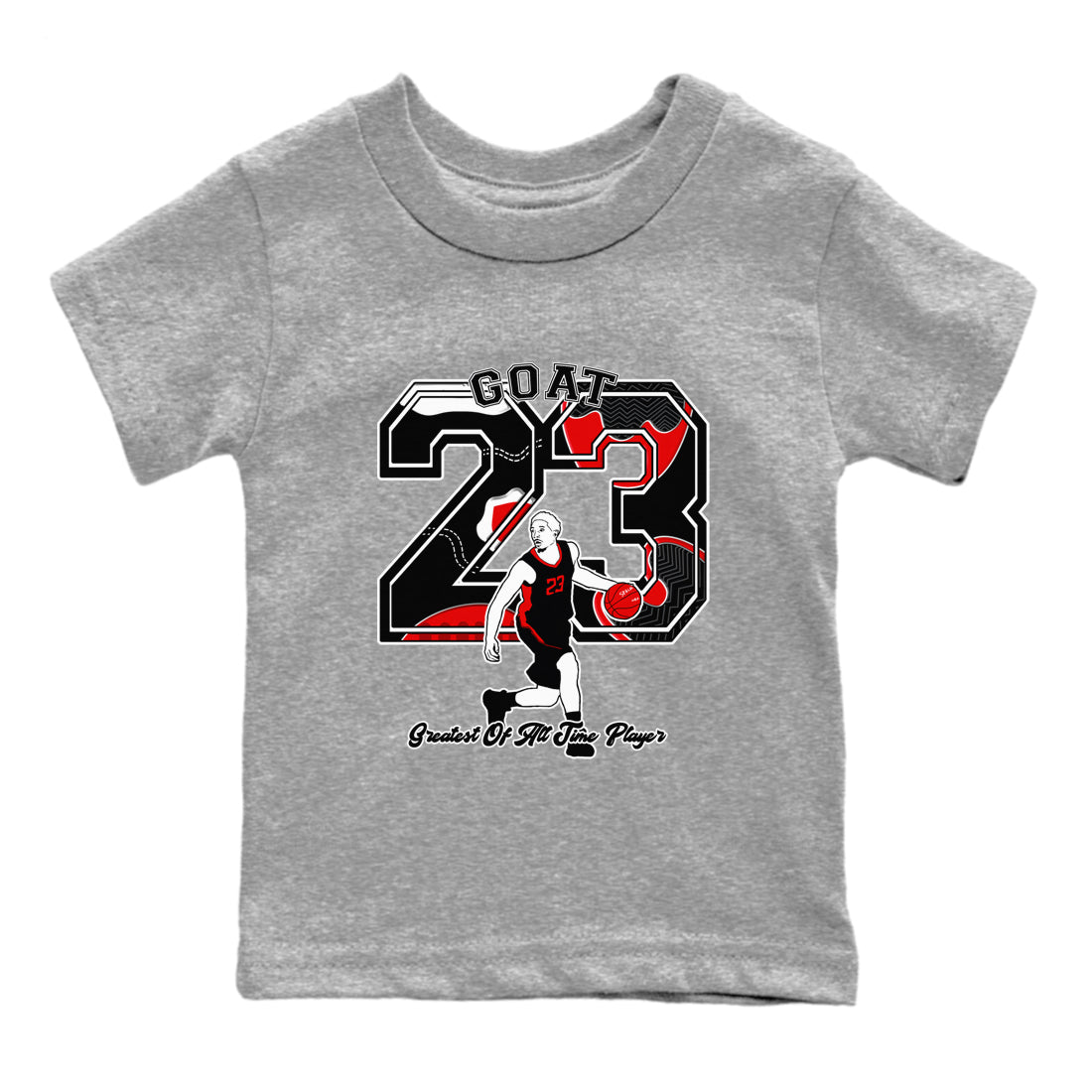 Goat Player snkmatch Tees Kids - Air Jordan 11 Bred Velvet