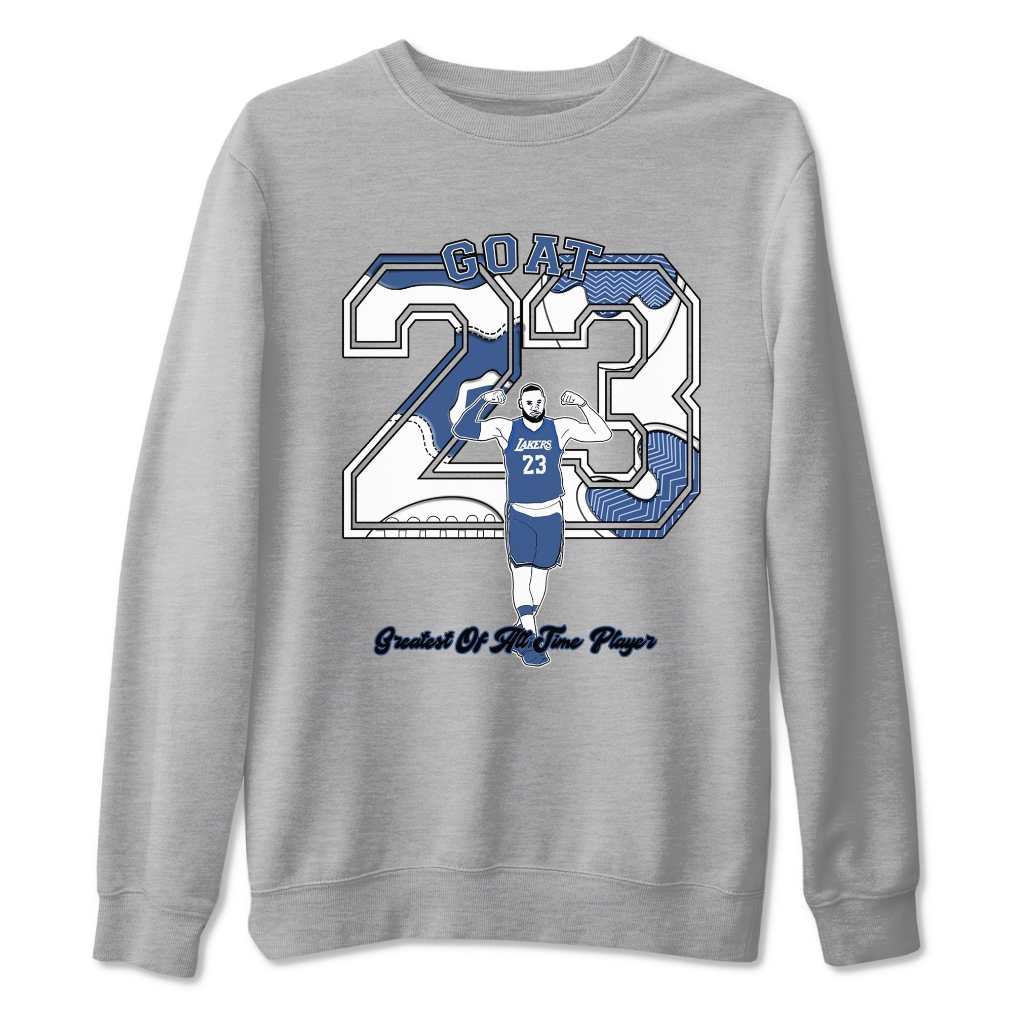 Goat Player snkmatch Tees - Air Jordan 11 Diffused Blue