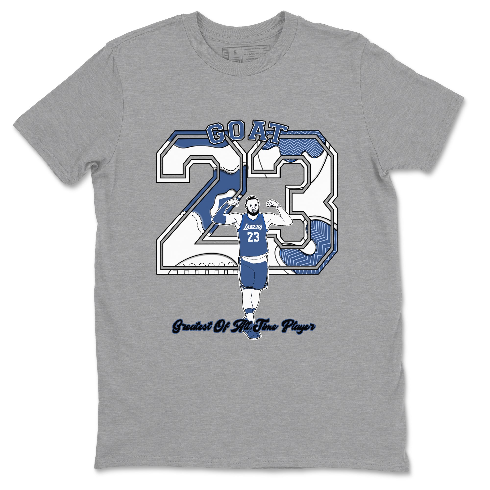 Goat Player snkmatch Tees - Air Jordan 11 Diffused Blue