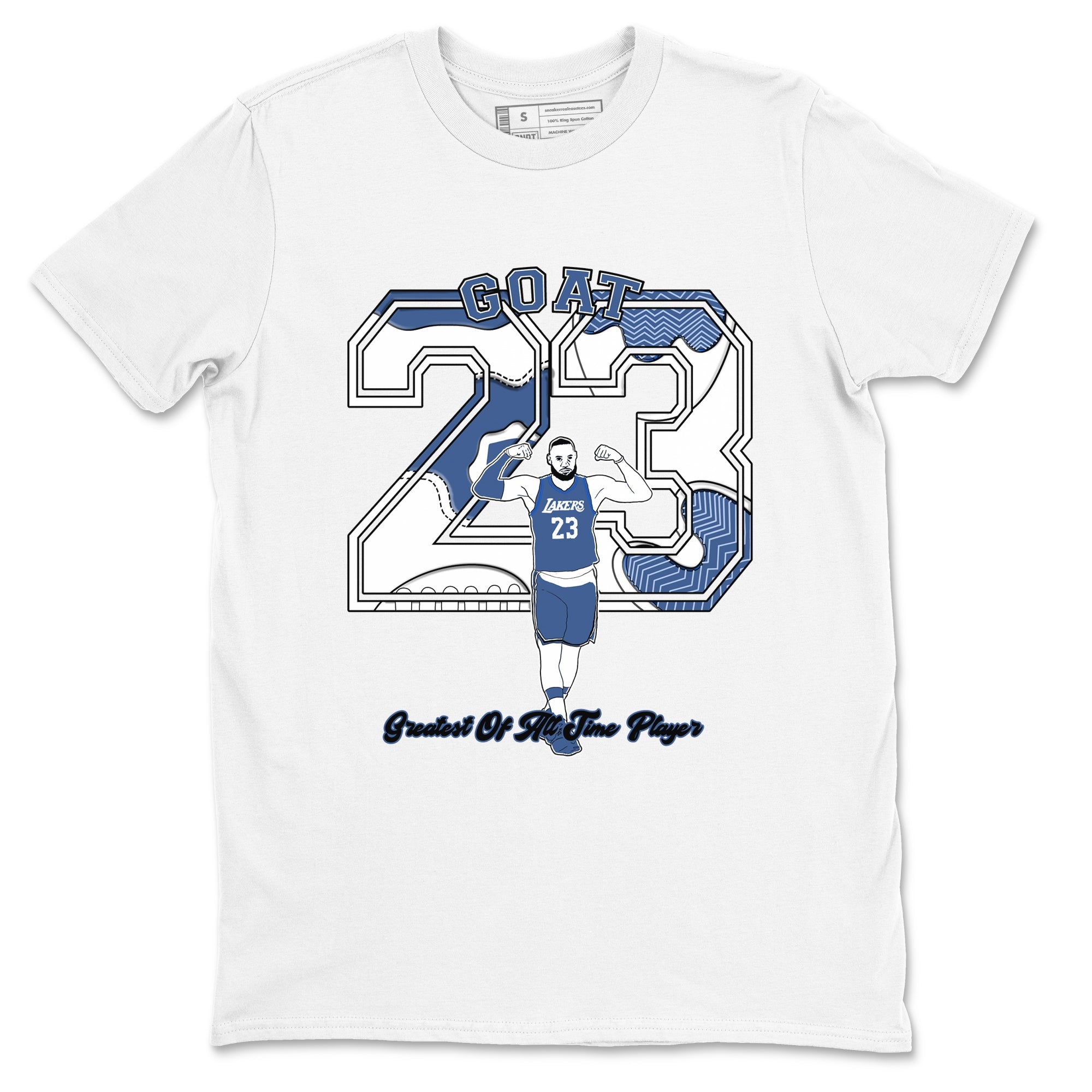 Goat Player snkmatch Tees - Air Jordan 11 Diffused Blue