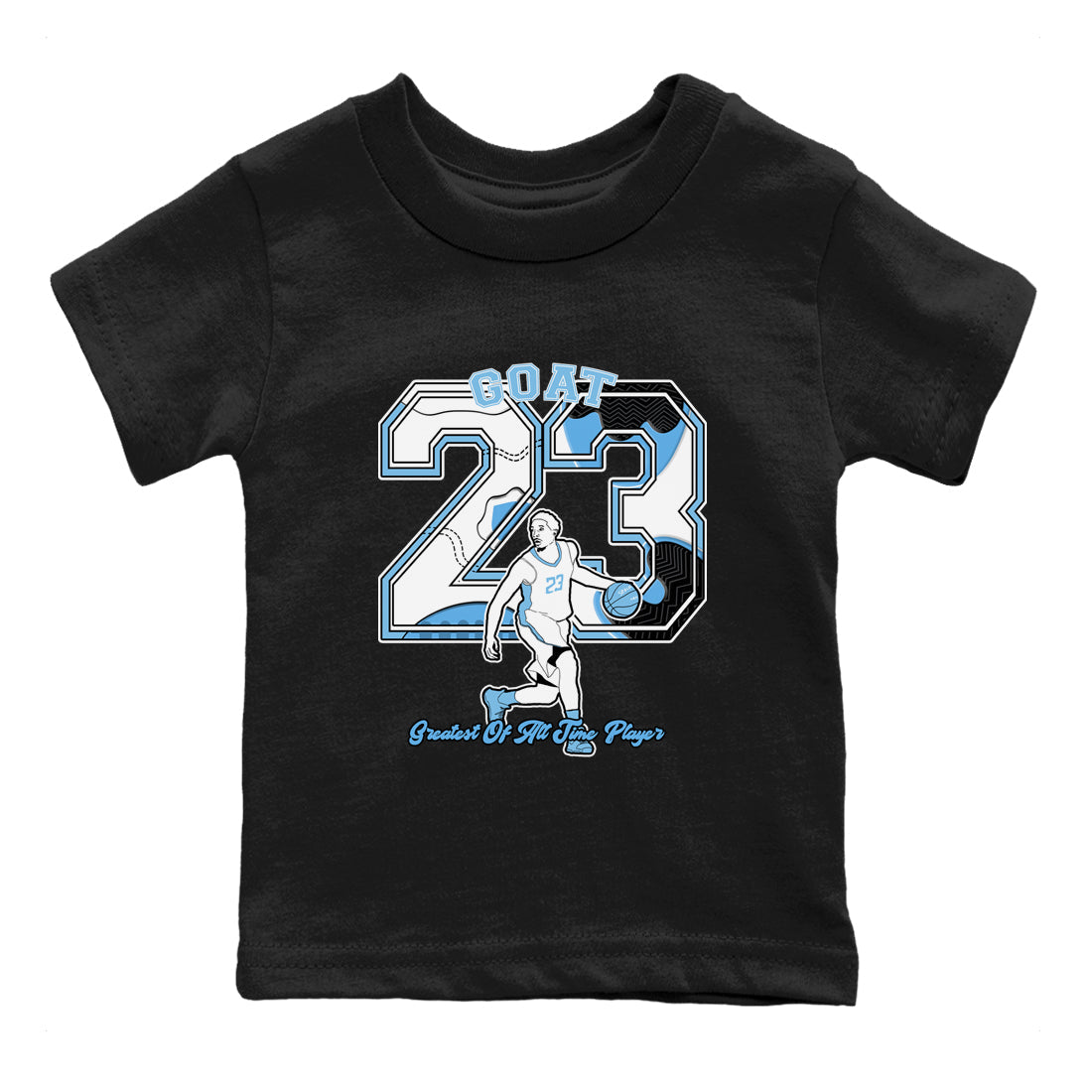 Goat Player snkmatch Tees Kids - Air Jordan 11 Legend Blue