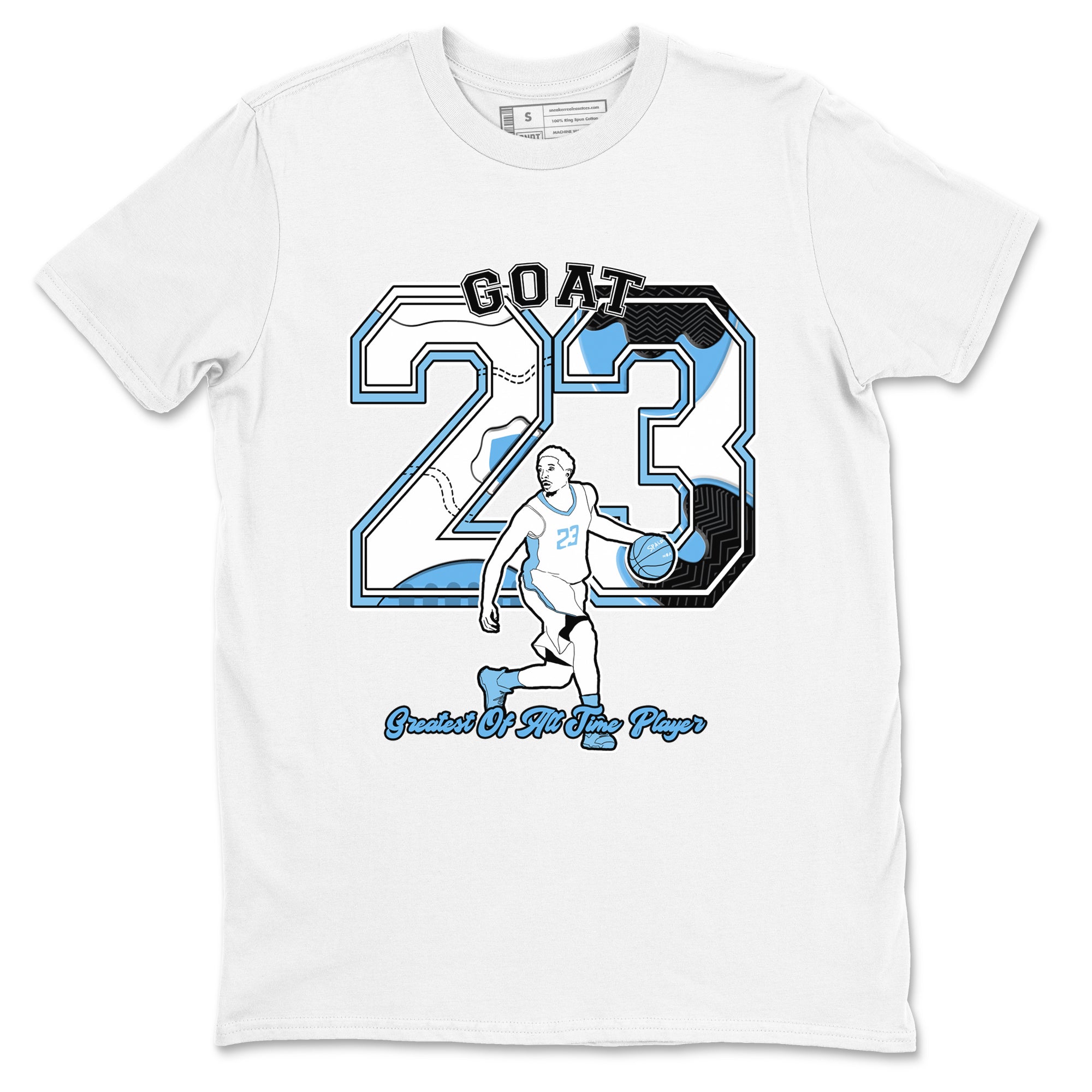 Goat Player snkmatch Tees - Air Jordan 11 Legend Blue