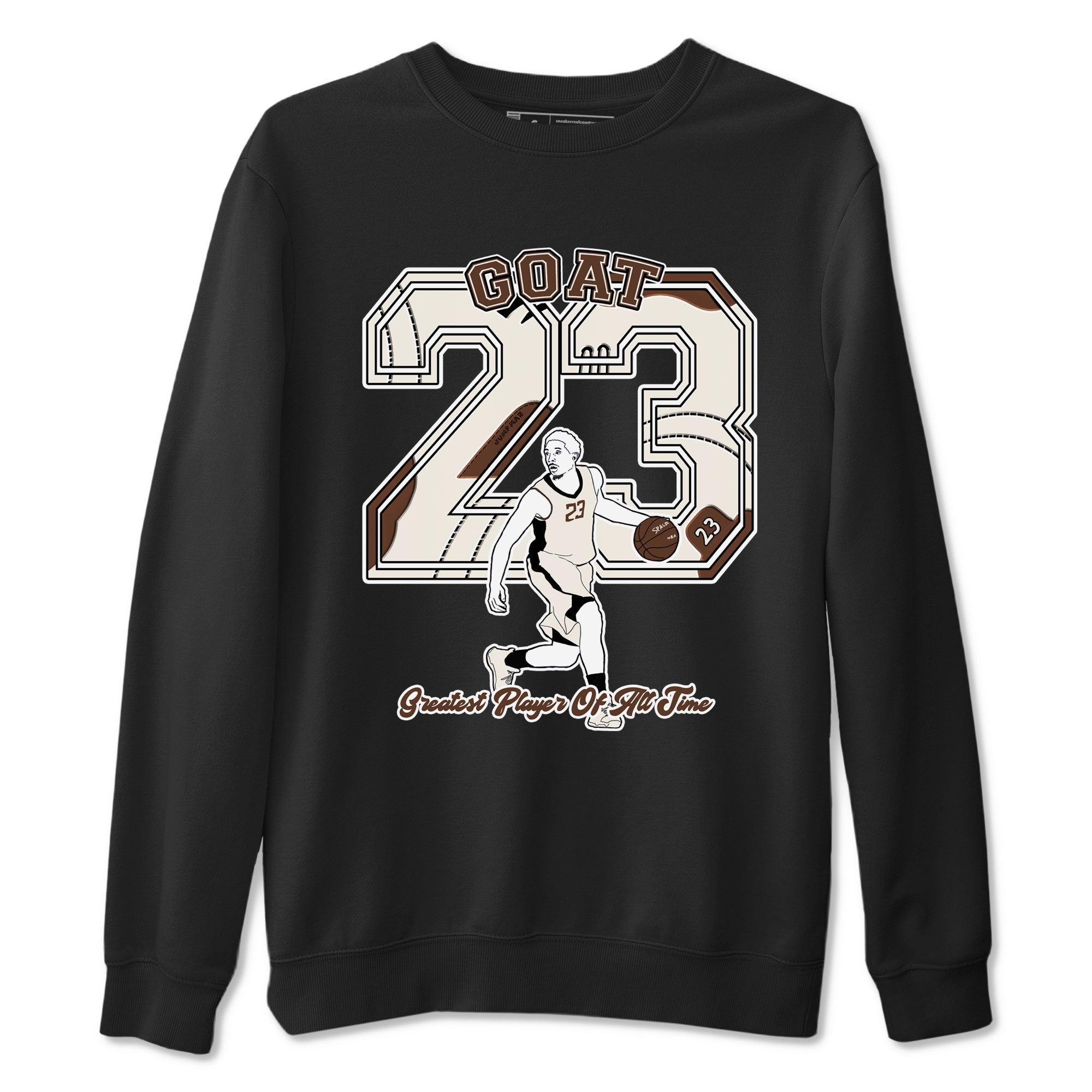 Goat Player snkmatch Tees - Air Jordan 12 Baroque Brown