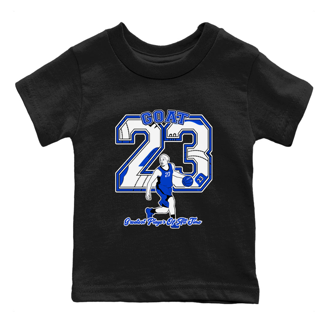 Goat Player snkmatch Tees Kids - Air Jordan 12 Blueberry