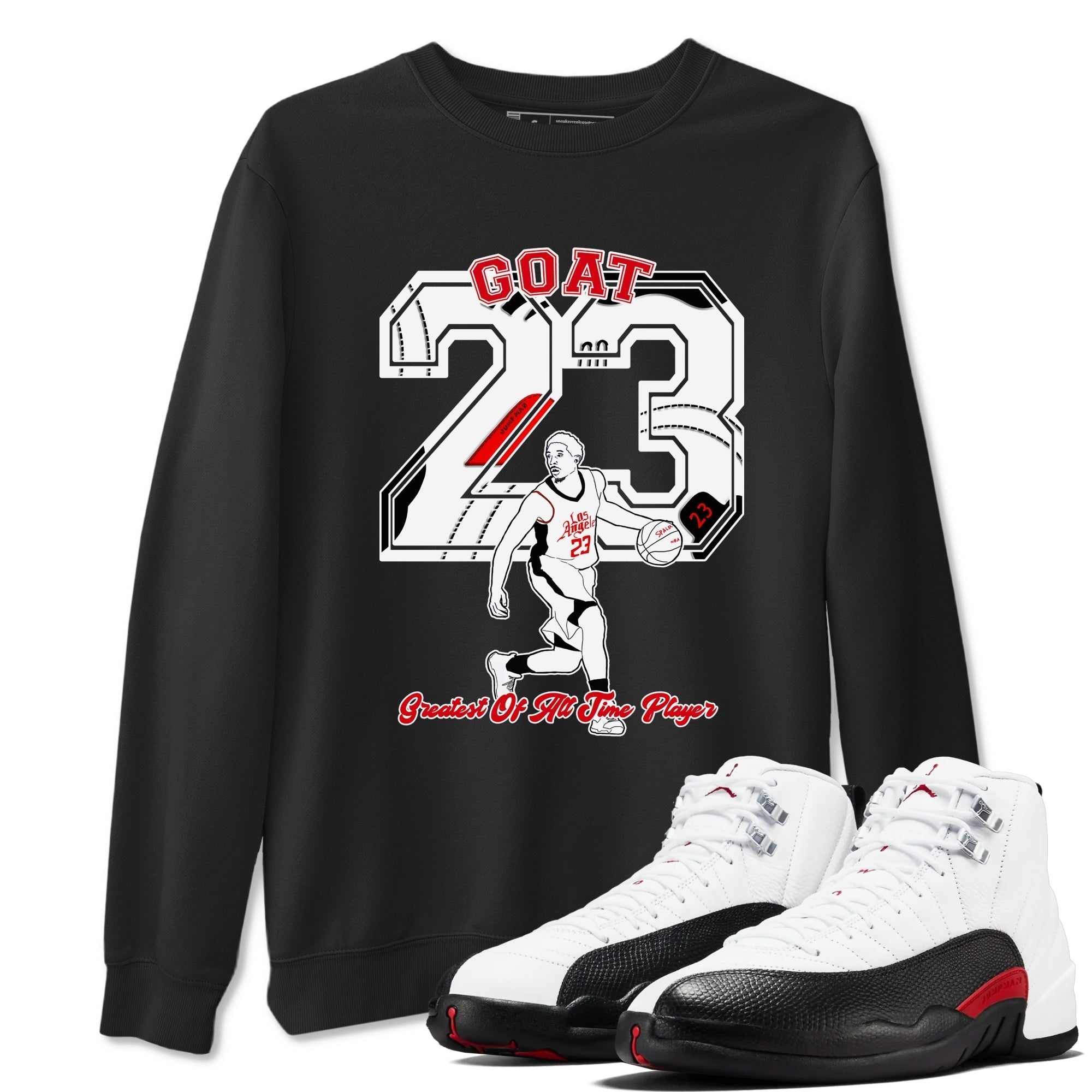 Goat Player snkmatch Tees - Air Jordan 12 Taxi Flip