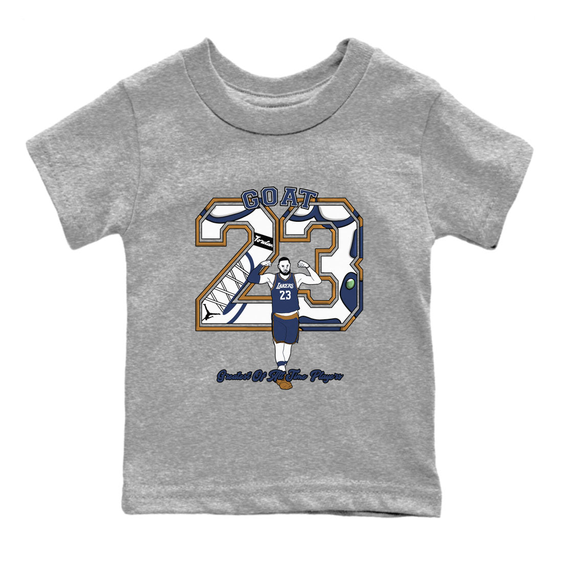 Goat Player snkmatch Tees Kids - Air Jordan 13 Midnight Navy