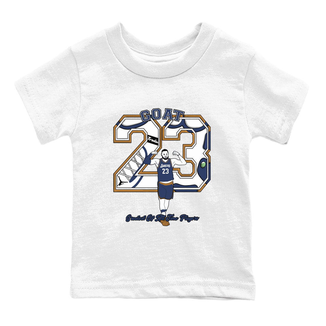 Goat Player snkmatch Tees Kids - Air Jordan 13 Midnight Navy