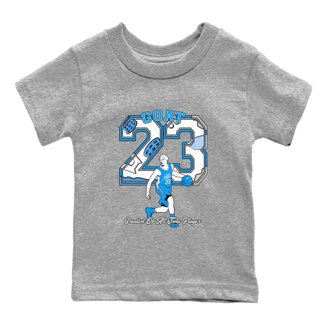 Goat Player snkmatch Tees Kids - Air Jordan 4 Military Blue