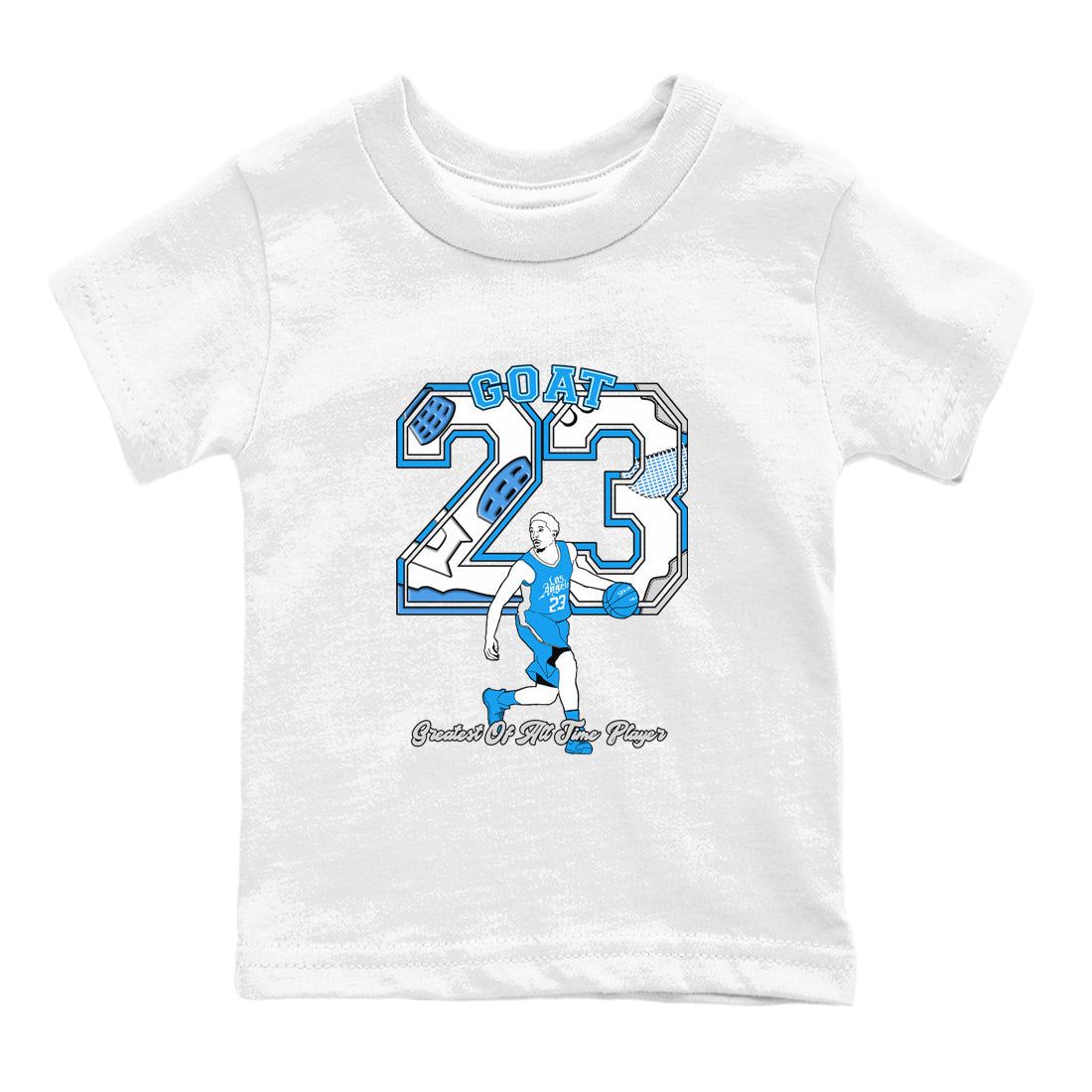 Goat Player snkmatch Tees Kids - Air Jordan 4 Military Blue