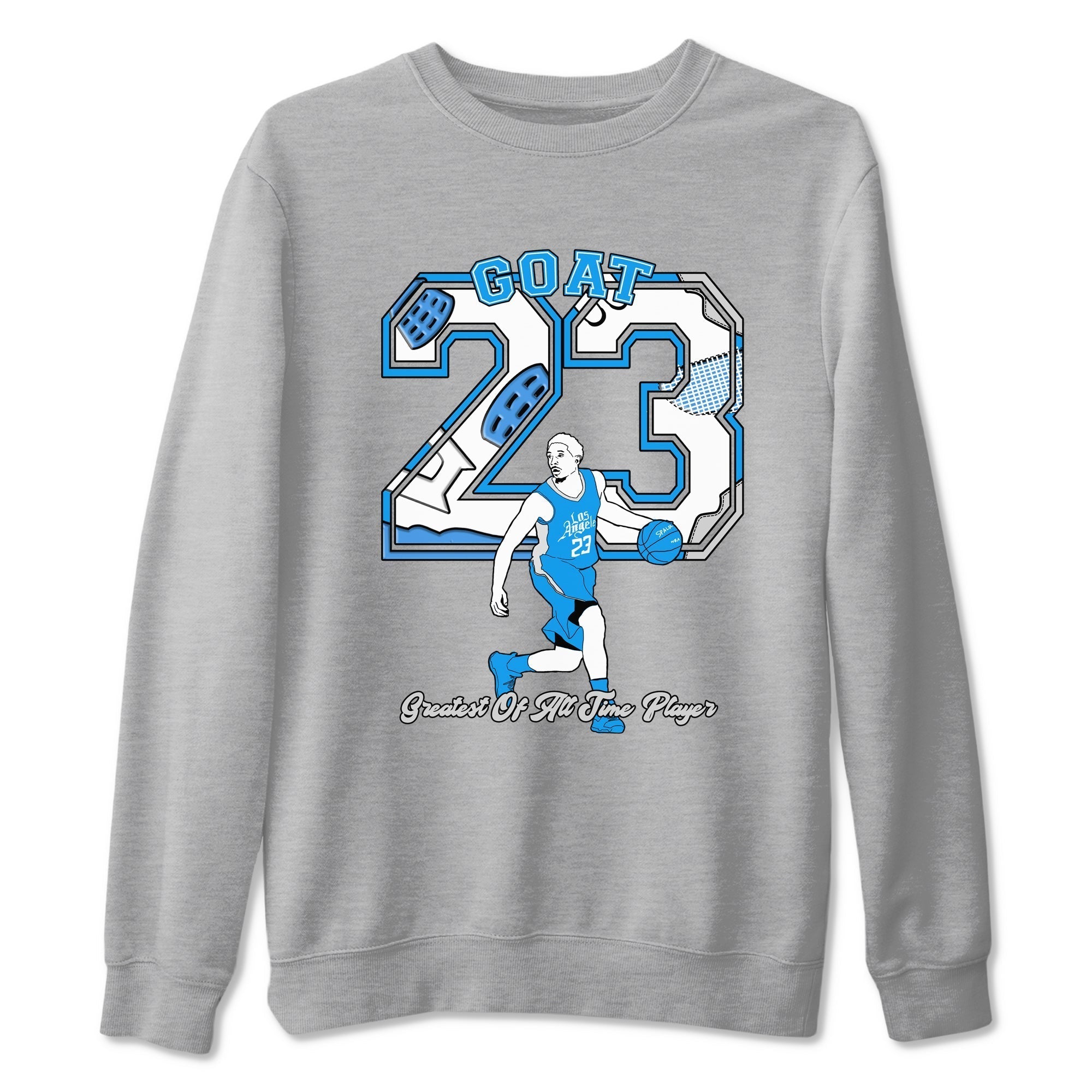 Goat Player snkmatch Tees - Air Jordan 4 Military Blue
