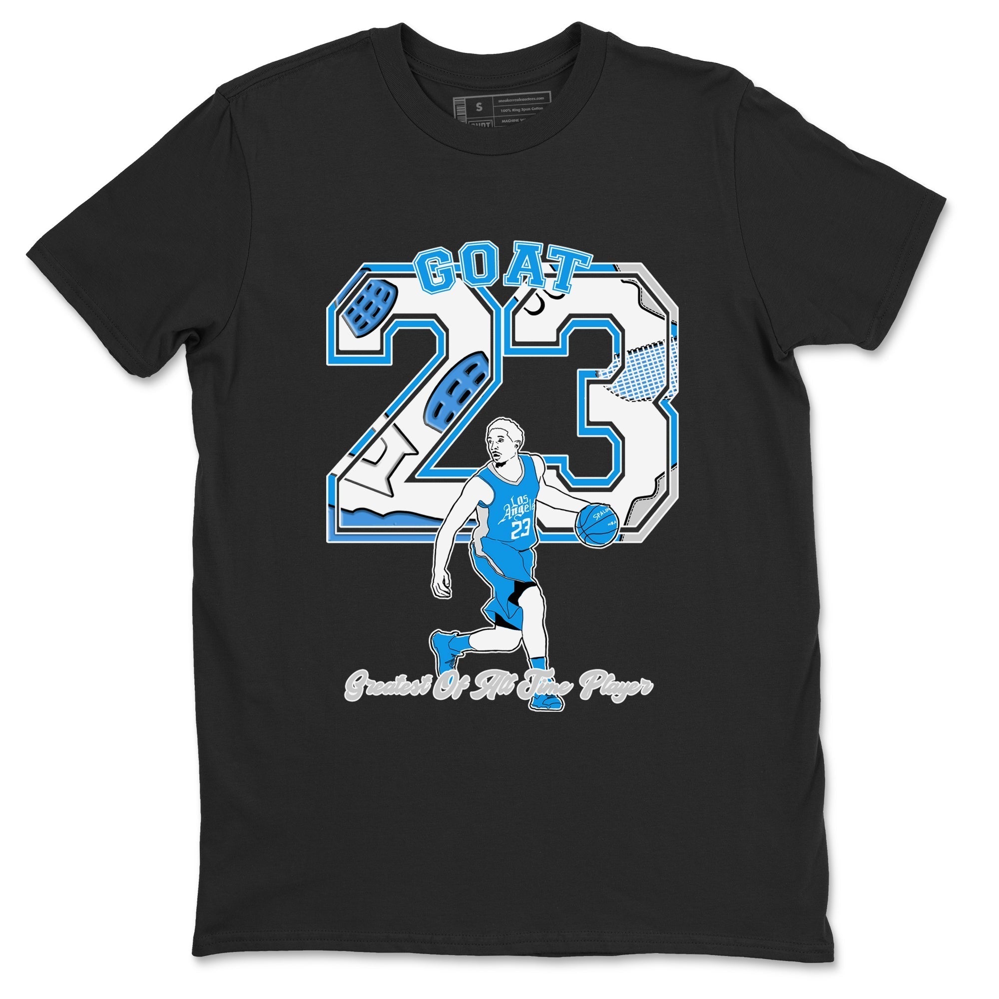 Goat Player snkmatch Tees - Air Jordan 4 Military Blue