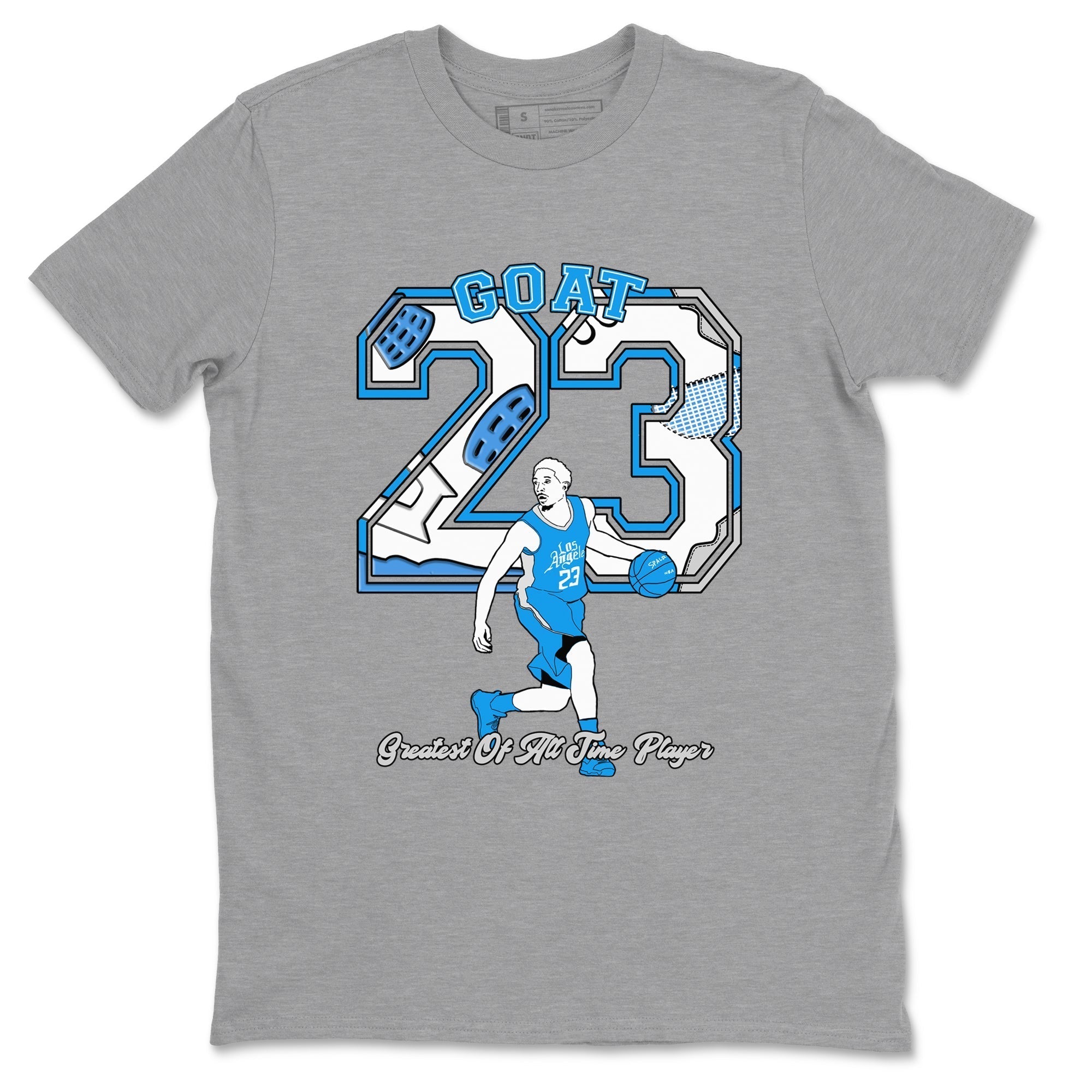 Goat Player snkmatch Tees - Air Jordan 4 Military Blue