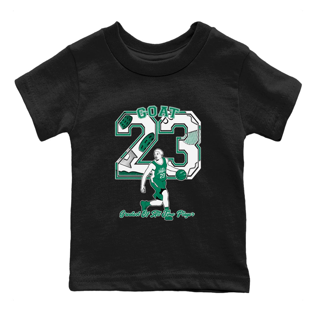 Goat Player snkmatch Tees Kids - Air Jordan 4 Oxidized Green