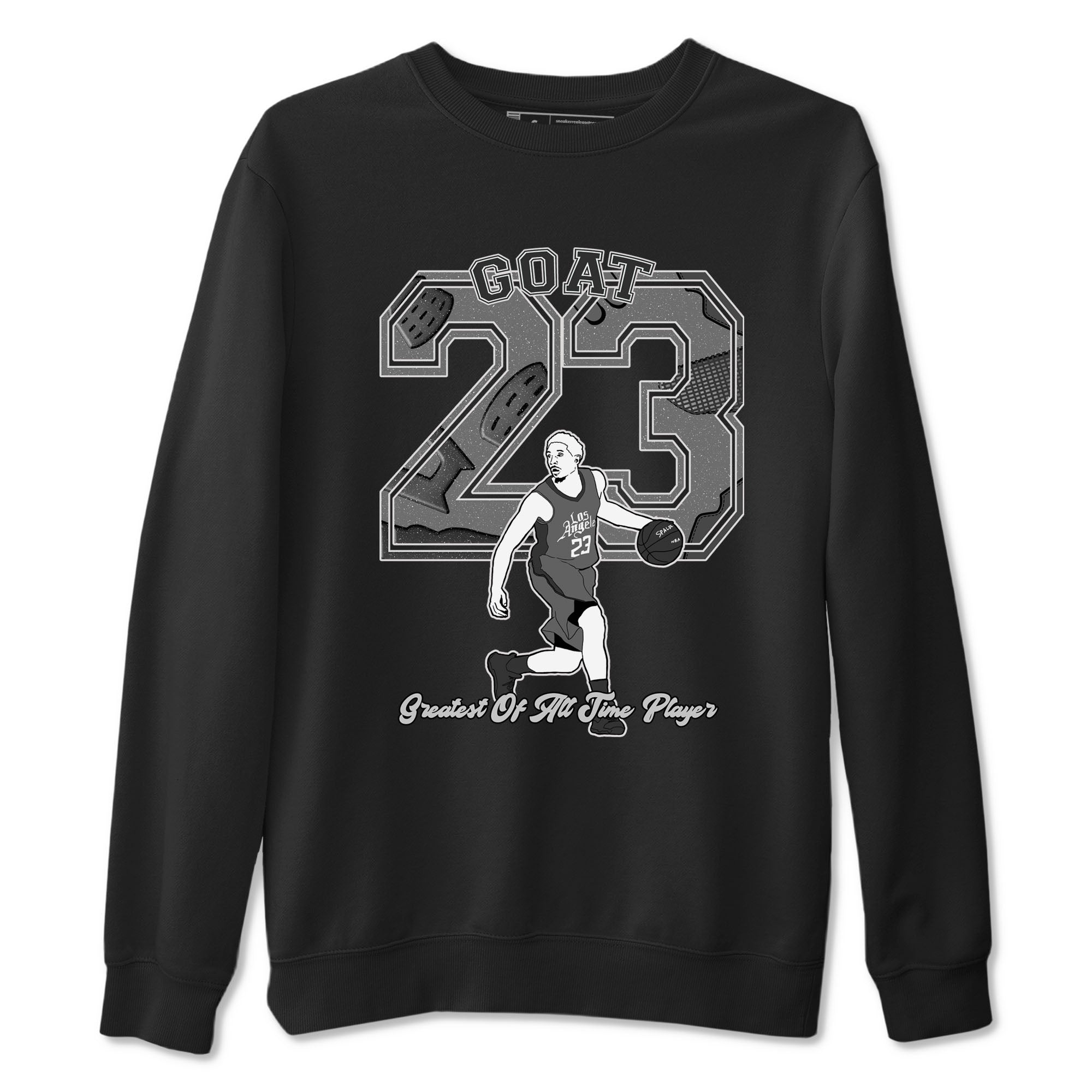 Goat Player snkmatch Tees - Air Jordan 4 Wet Cement