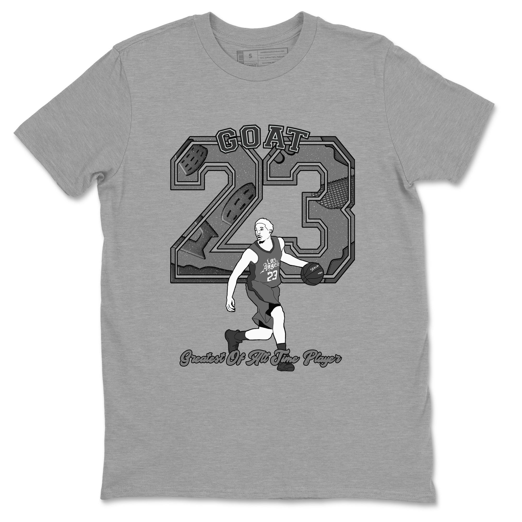 Goat Player snkmatch Tees - Air Jordan 4 Wet Cement