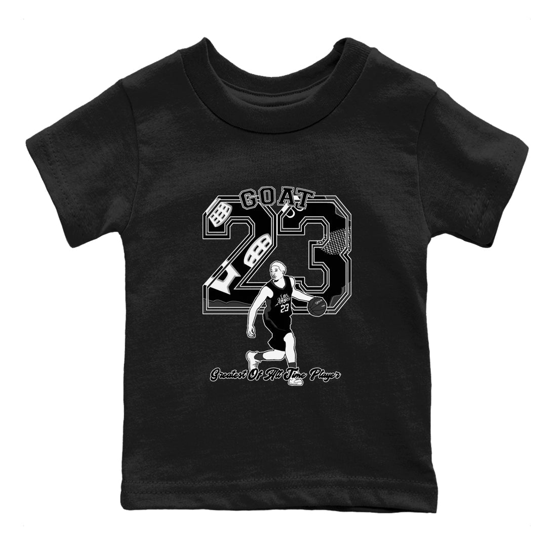 Goat Player snkmatch Tees Kids - Air Jordan 4 White Thunder