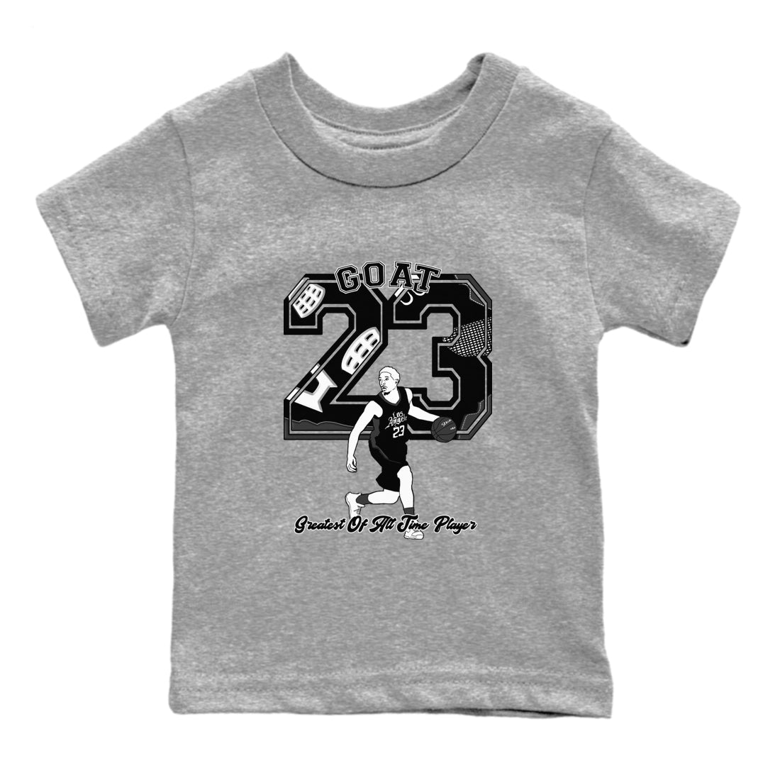 Goat Player snkmatch Tees Kids - Air Jordan 4 White Thunder