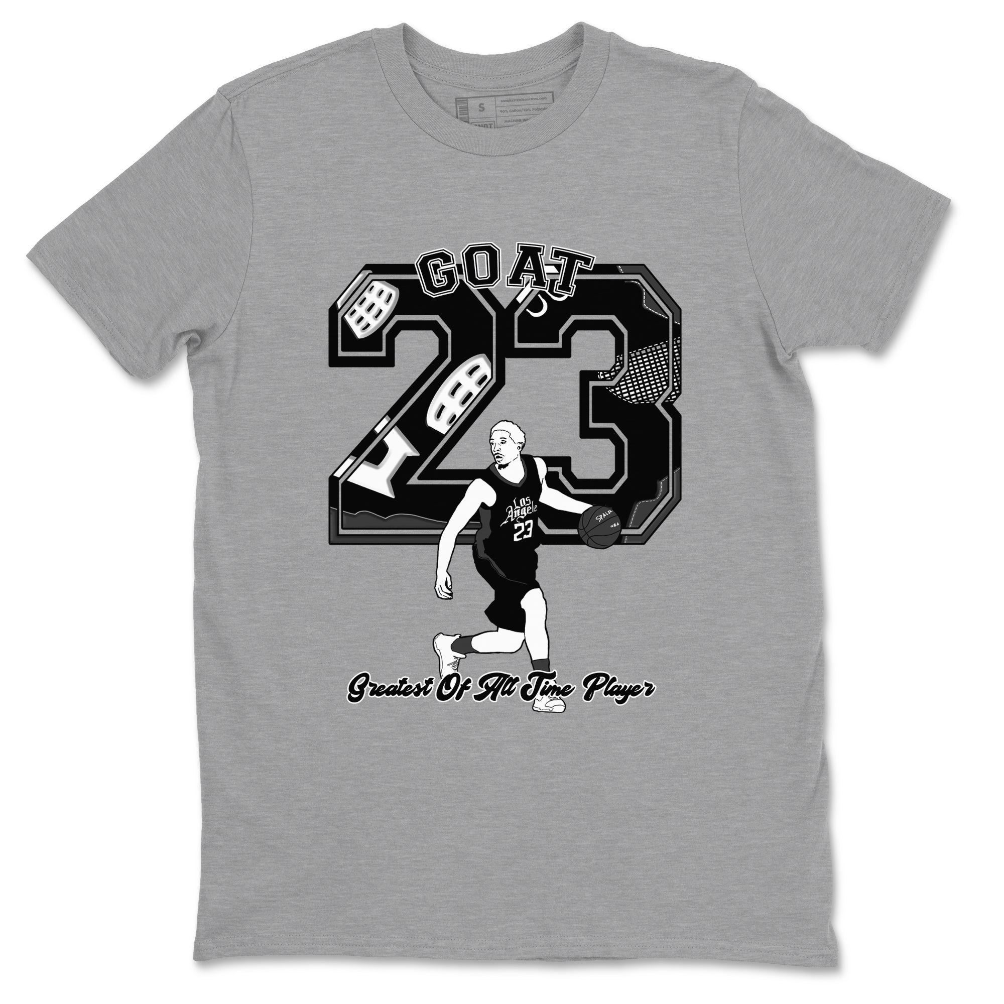 Goat Player snkmatch Tees - Air Jordan 4 White Thunder