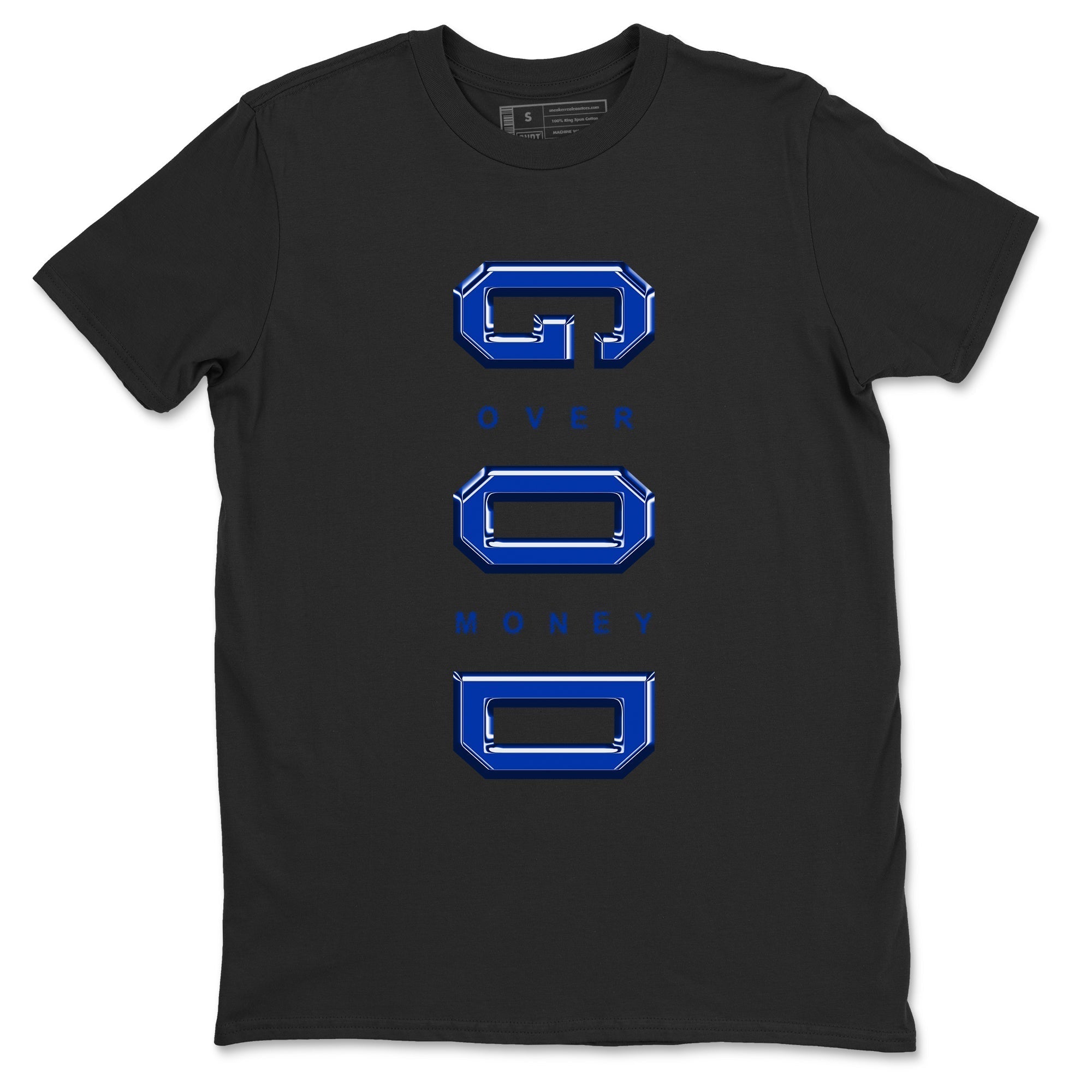 God Over Money snkmatch Tees - Air Foamposite One Royal