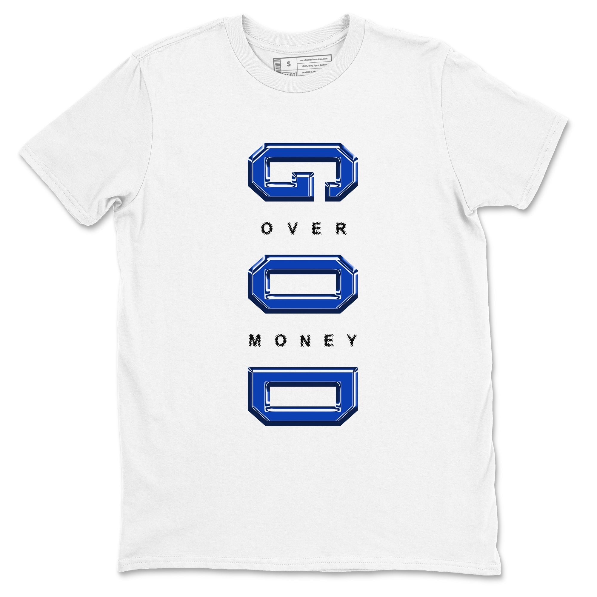 God Over Money snkmatch Tees - Air Foamposite One Royal