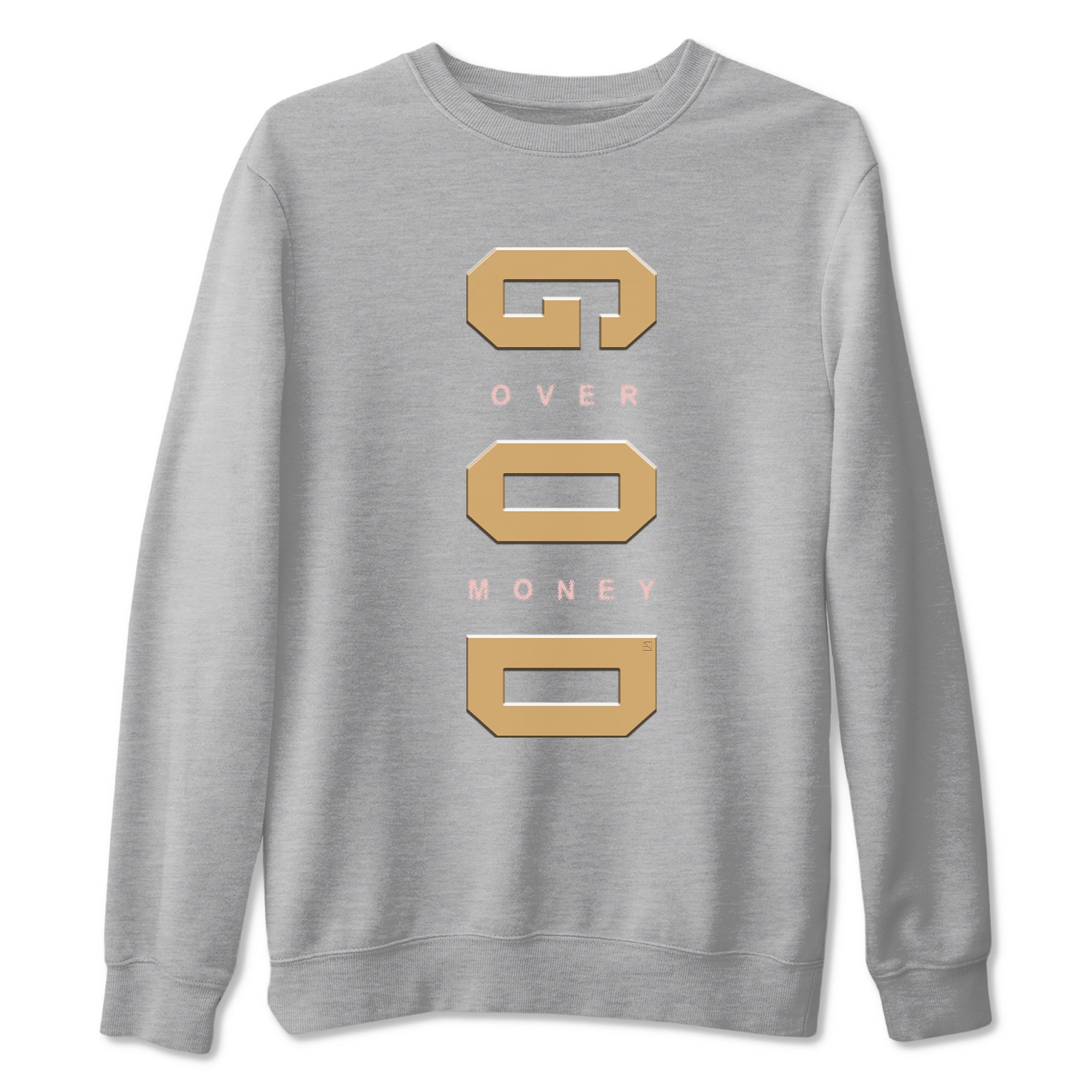 God Over Money snkmatch Tees - Air Force 1 Linen