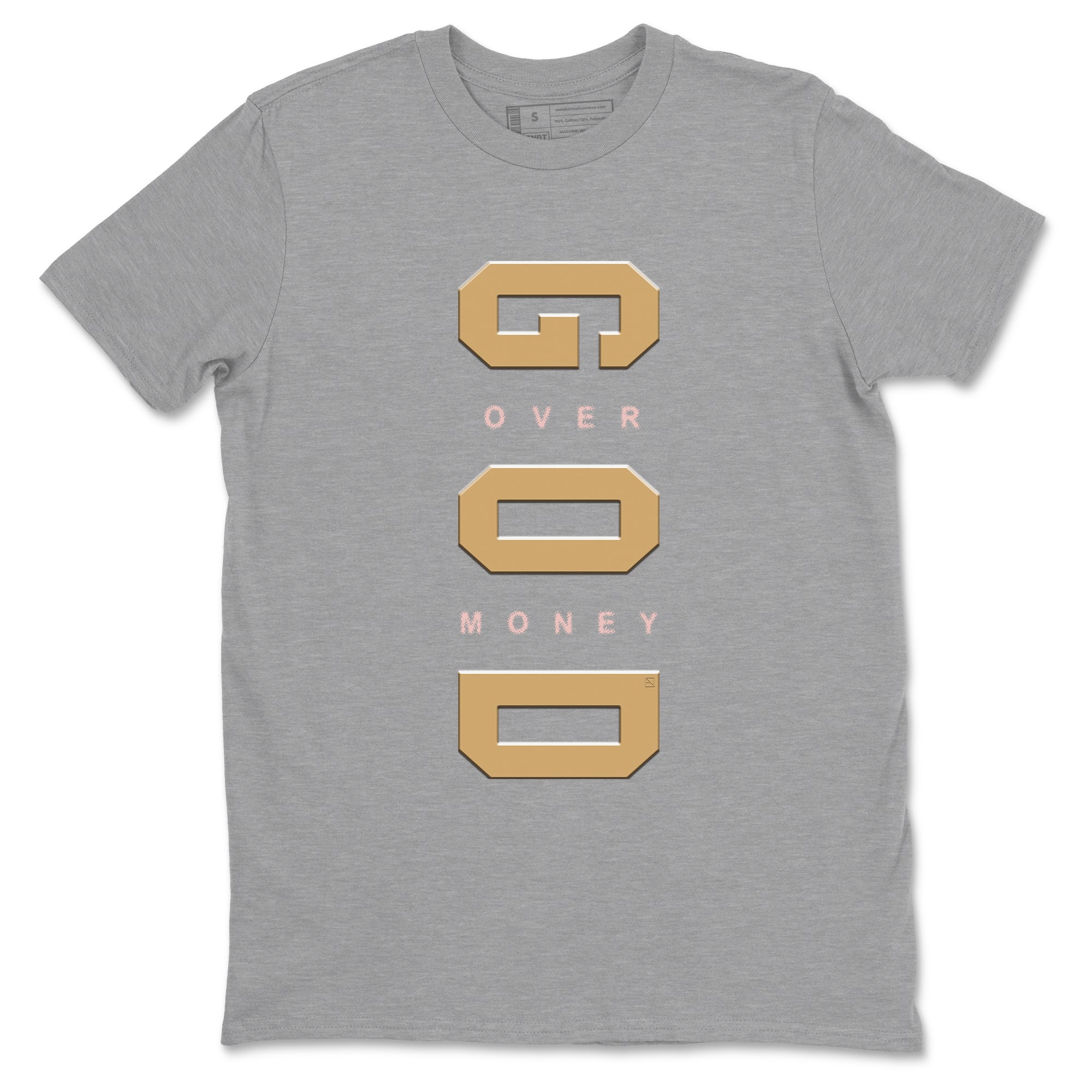 God Over Money snkmatch Tees - Air Force 1 Linen