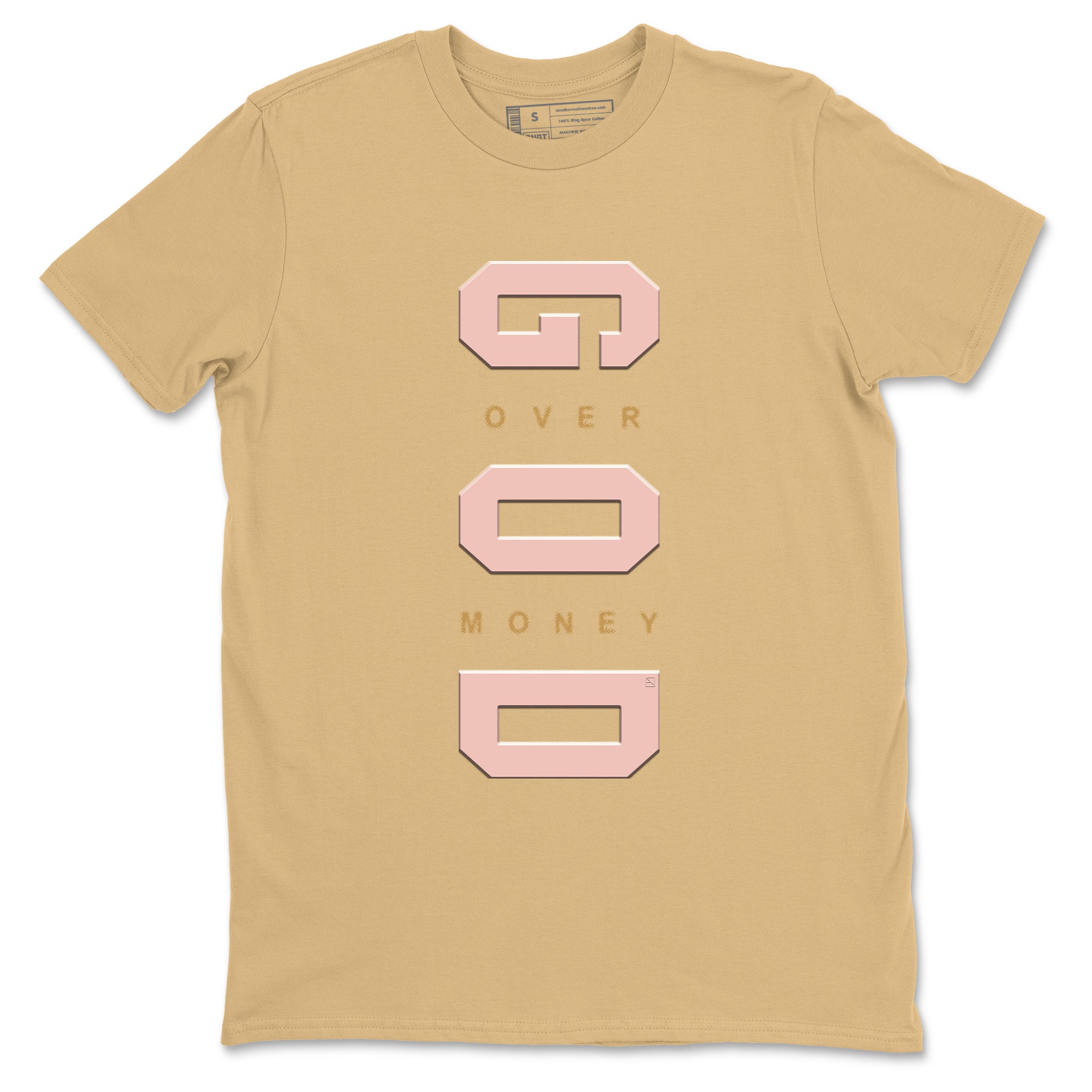 God Over Money snkmatch Tees - Air Force 1 Linen