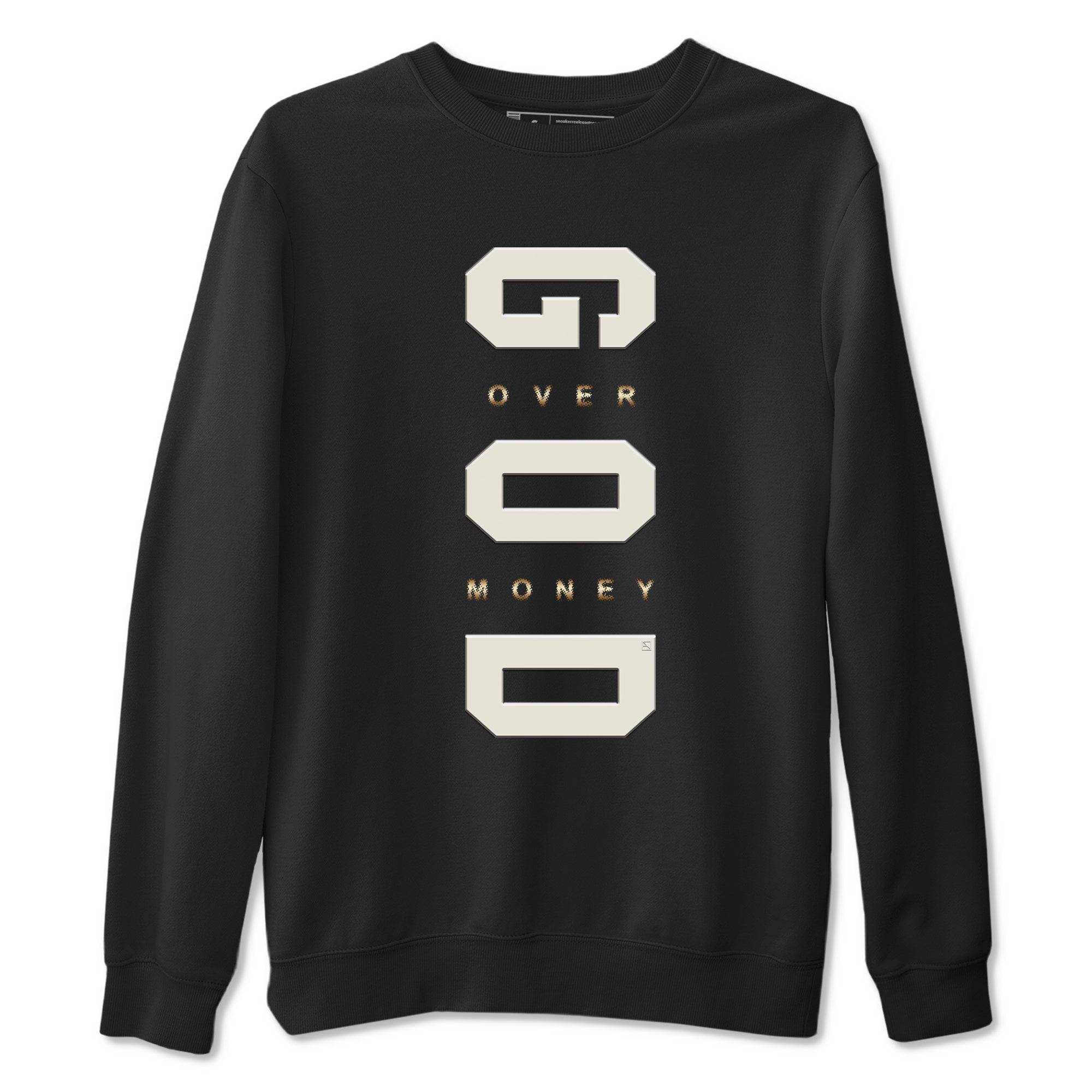 God Over Money snkmatch Tees - Air Jordan 5 Golden Ticket